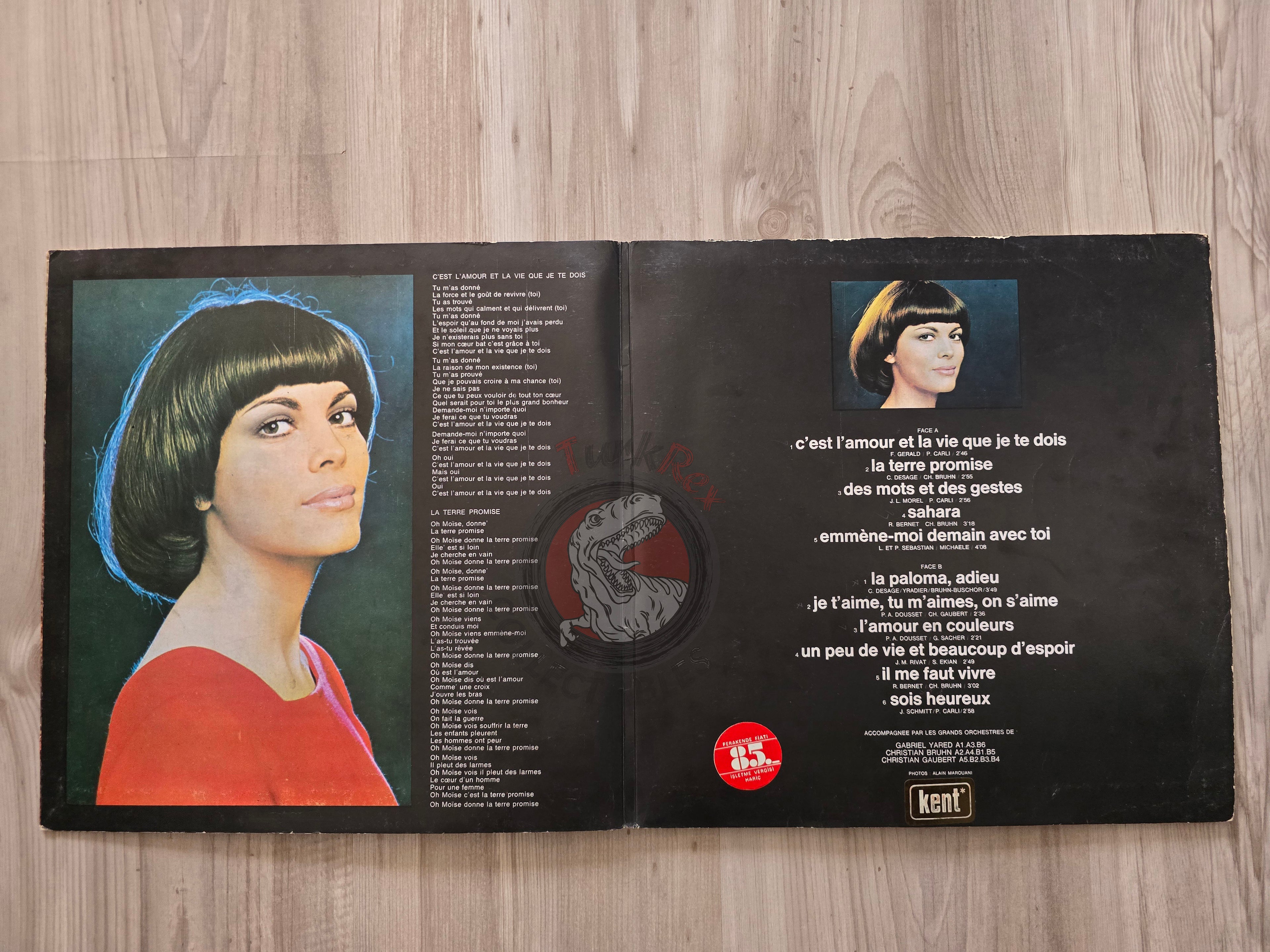 Mireille Mathieu – La Paloma, Adieu Turkish Pressing Vinyl Turkey Edition