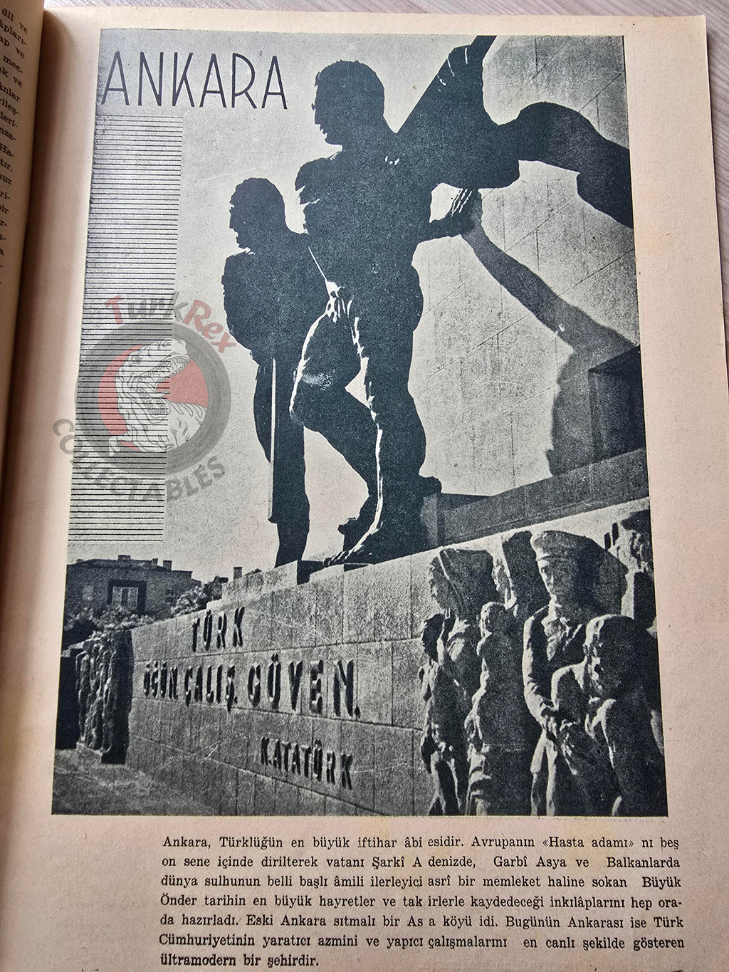 Faik Sabri – Turkey Today 1938 Turkish Book Turkey Illustrated