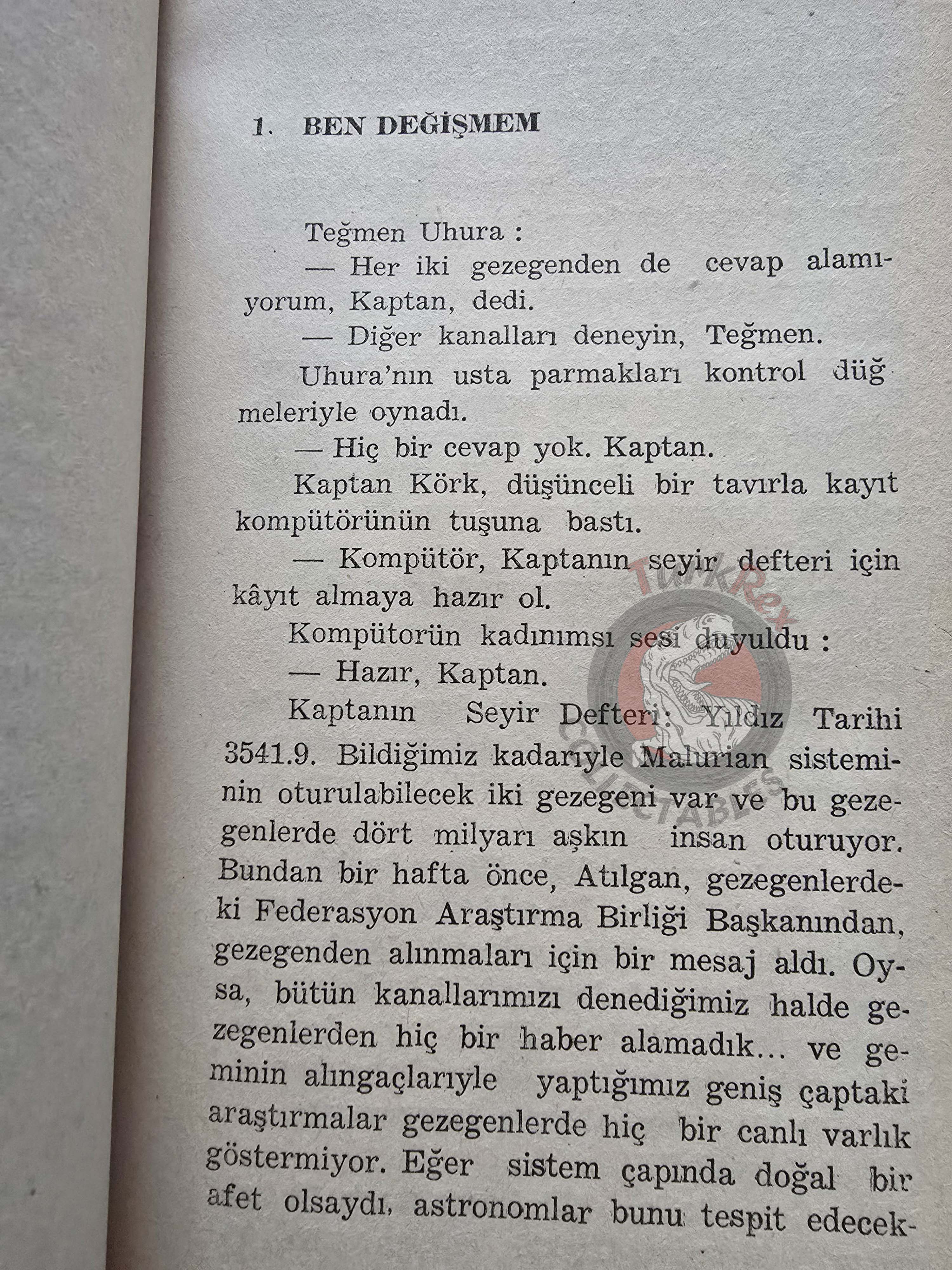 Star Trek 7 – James Blish 1973 1st Turkish Book Turkey