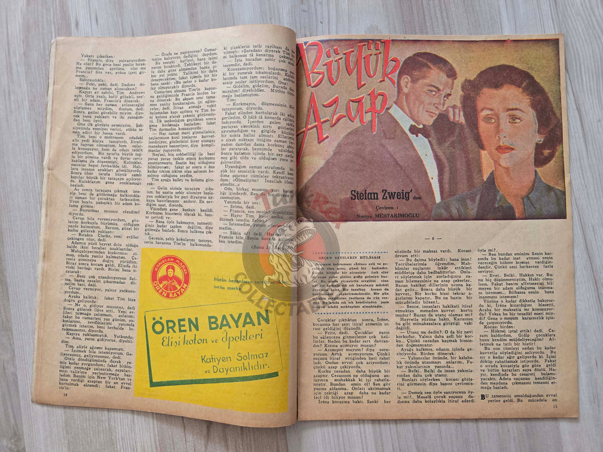 Resimli Romans 1952 Marilyn Monroe Turkish Mag Turkey Barbara Freking Hollywood