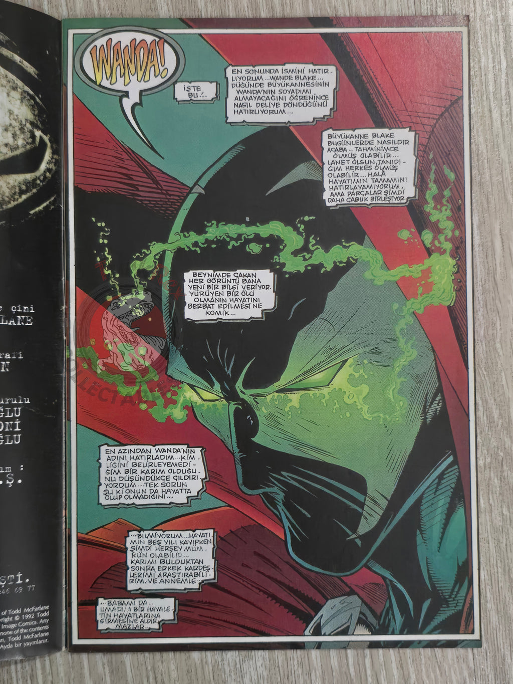 Spawn #2 1999 Turkish Comic Turkey #3 #4 Todd McFarlane
