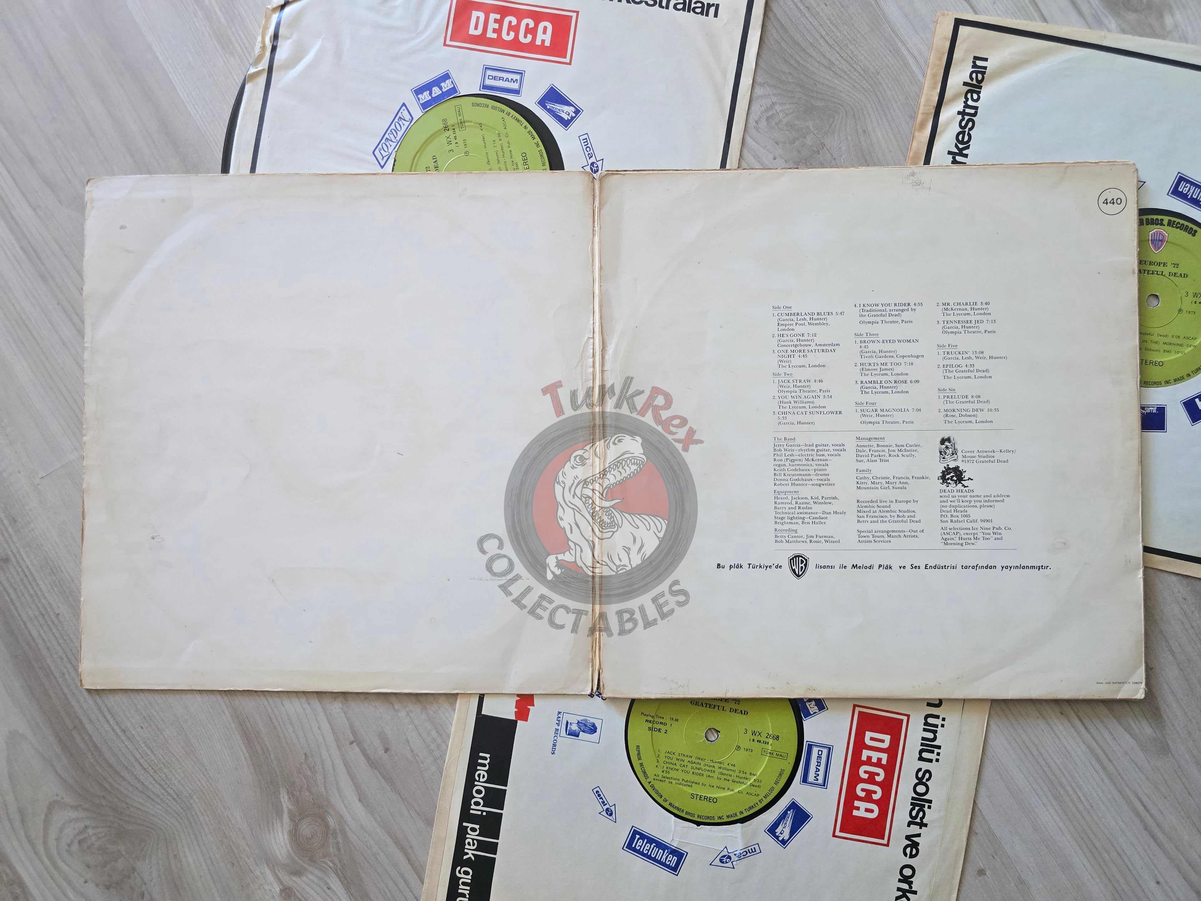 The Grateful Dead – Europe '72 Turkish Pressing Vinyl Turkey Edition