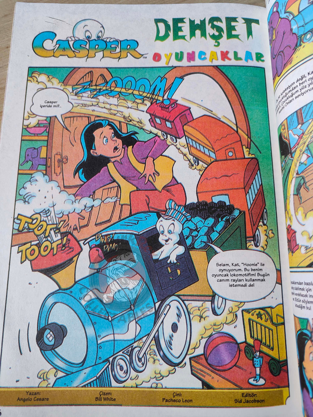 Casper the Friendly Ghost – Issue #4 1996 Turkish Comic Turkey