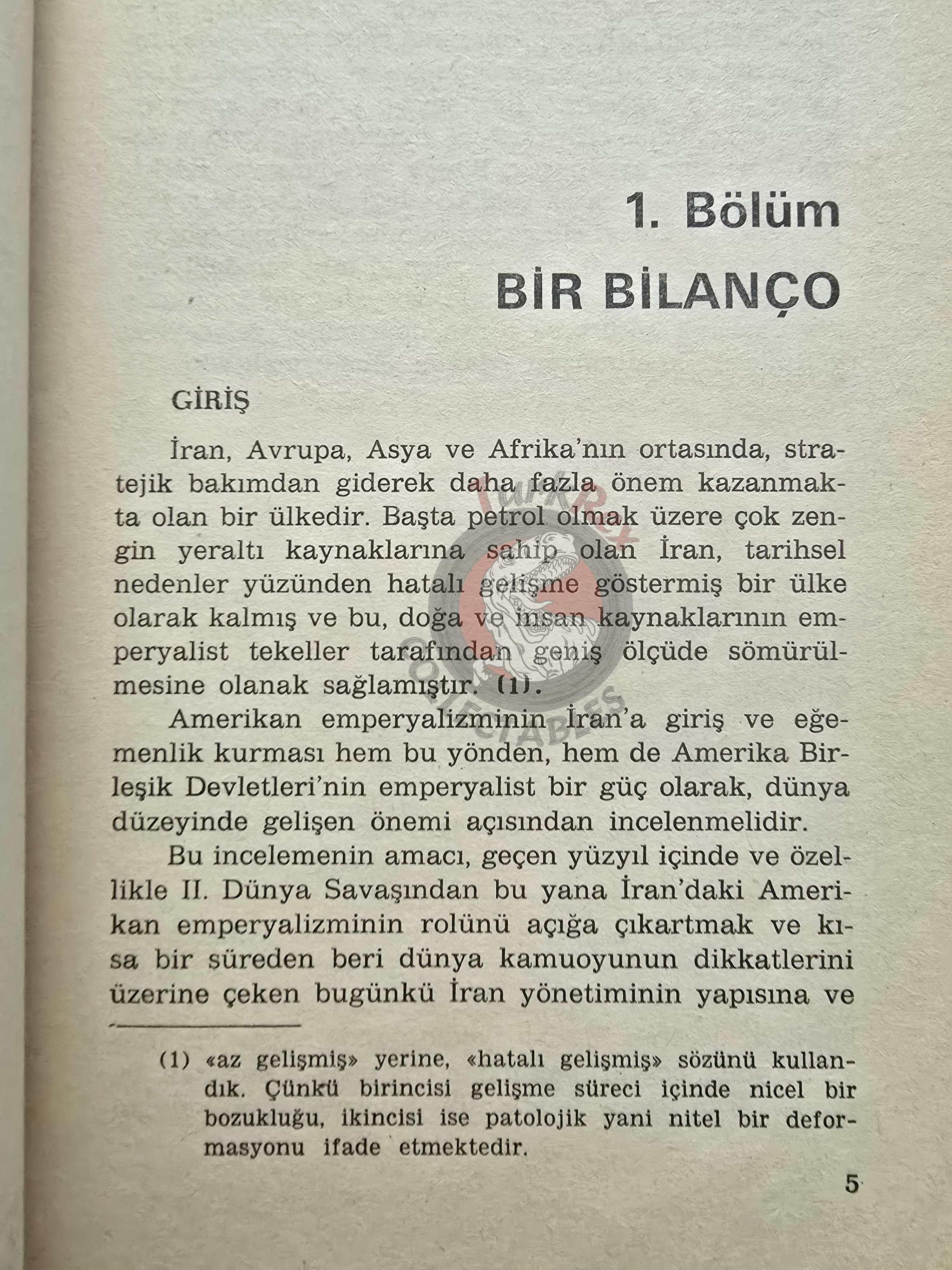 The Iran Report 1977 Turkish Book Mohammad Reza Pahlavi Persia Middle East