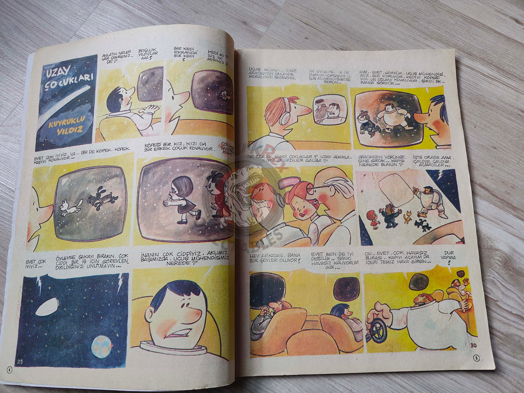 Milliyet Çocuk #28 1979 Turkish Comic Turkey Joyas Literarias Juveniles #65 Jules Verne