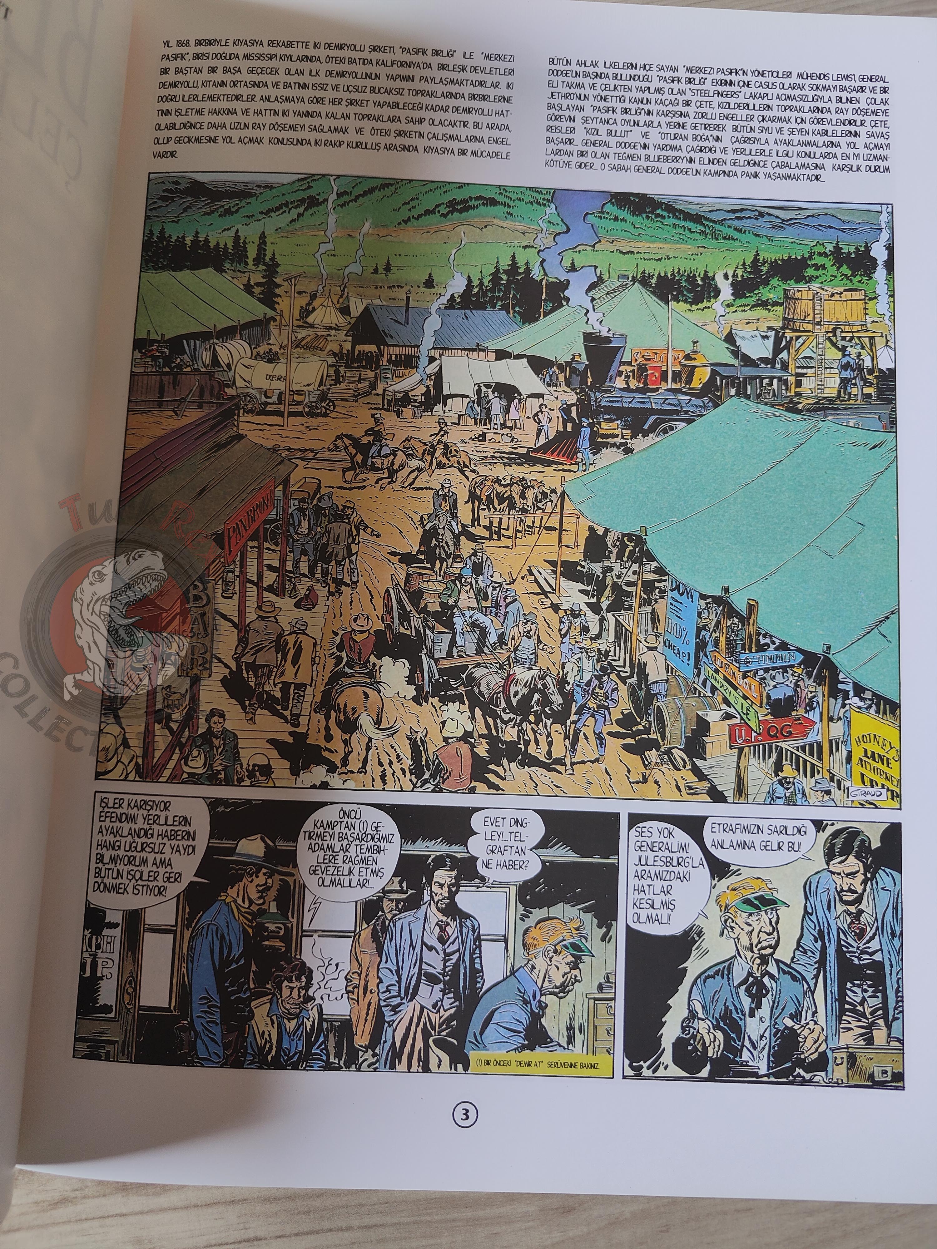 Blueberry #8 – Steel Fingers 2004 1st Edition Turkish Comic Turkey