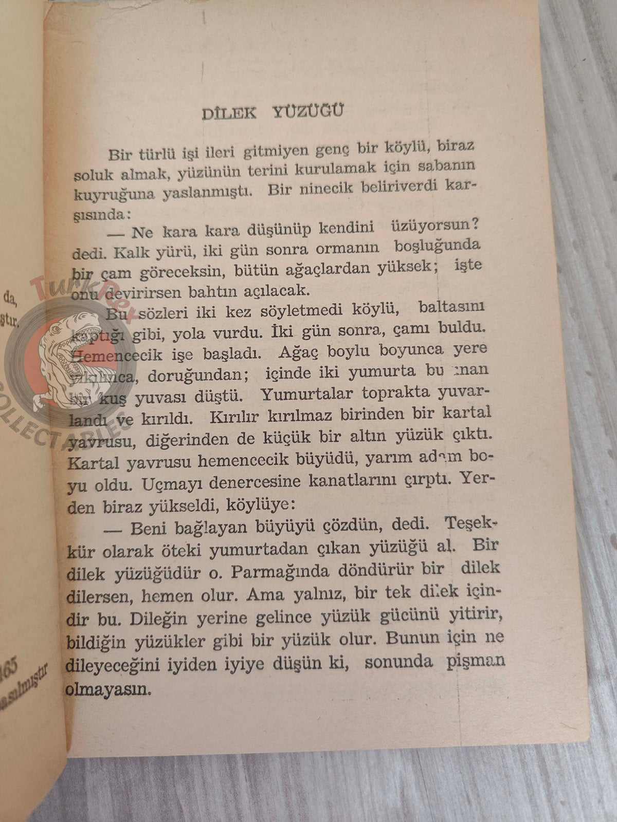 Richard Leander – The Wishing Ring 1969 Turkish Book Turkey Illustrated