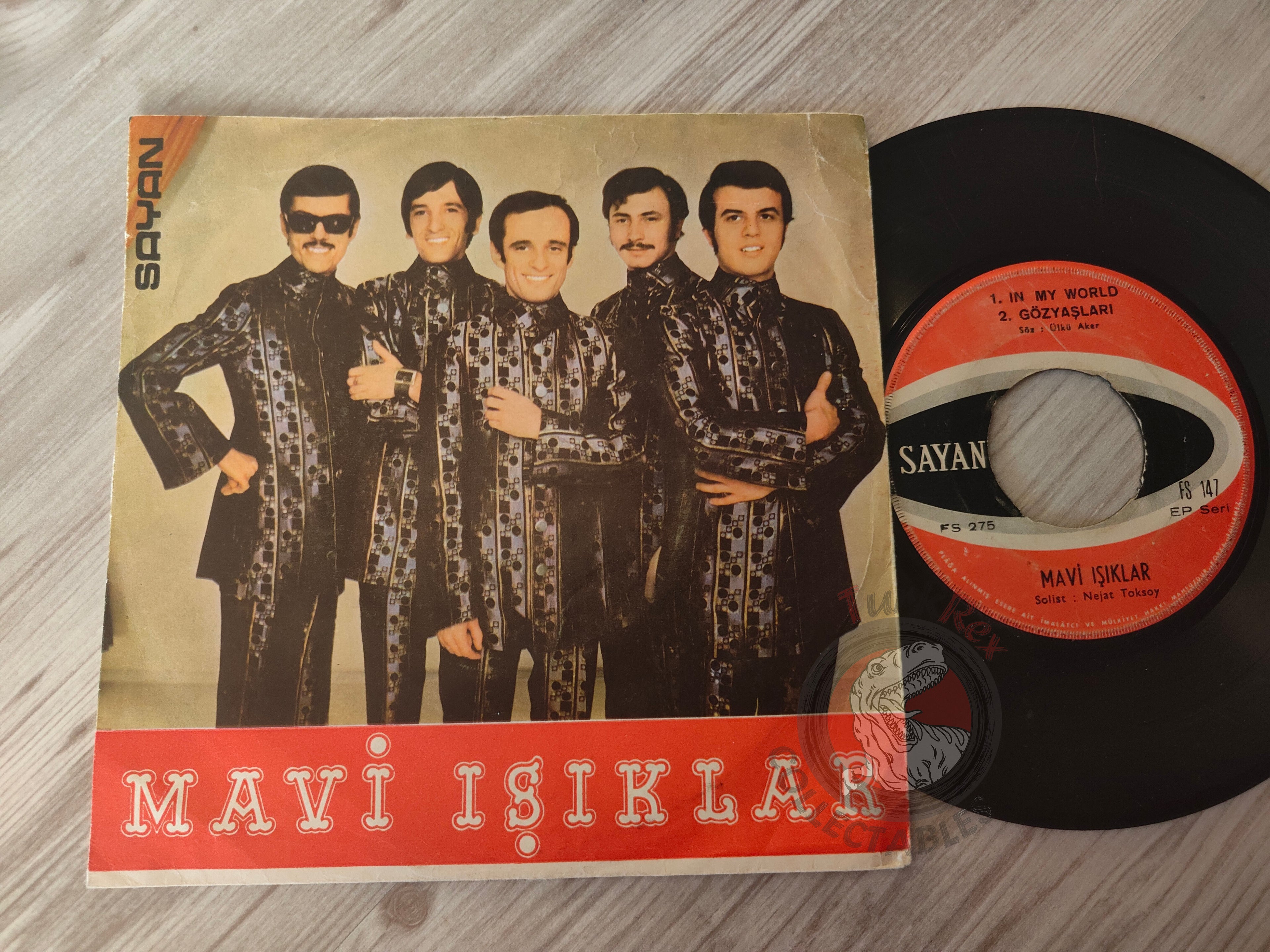 Mavi Işıklar – Tatlı Bela / Seventh Son 7" Turkish Pressing Vinyl Turkey Edition