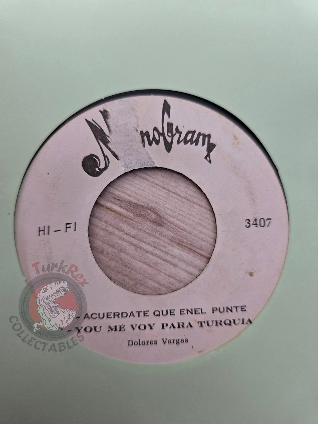 Dolores Vargas – La Terremoto 7" Iran Pressing Vinyl Iranian Edition