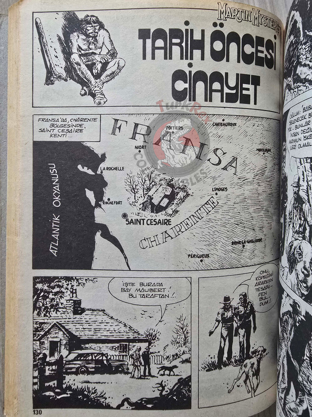 Martin Mystère #8 La casa ai confini del mondo 80s Turkish Comic Turkey #5 #6