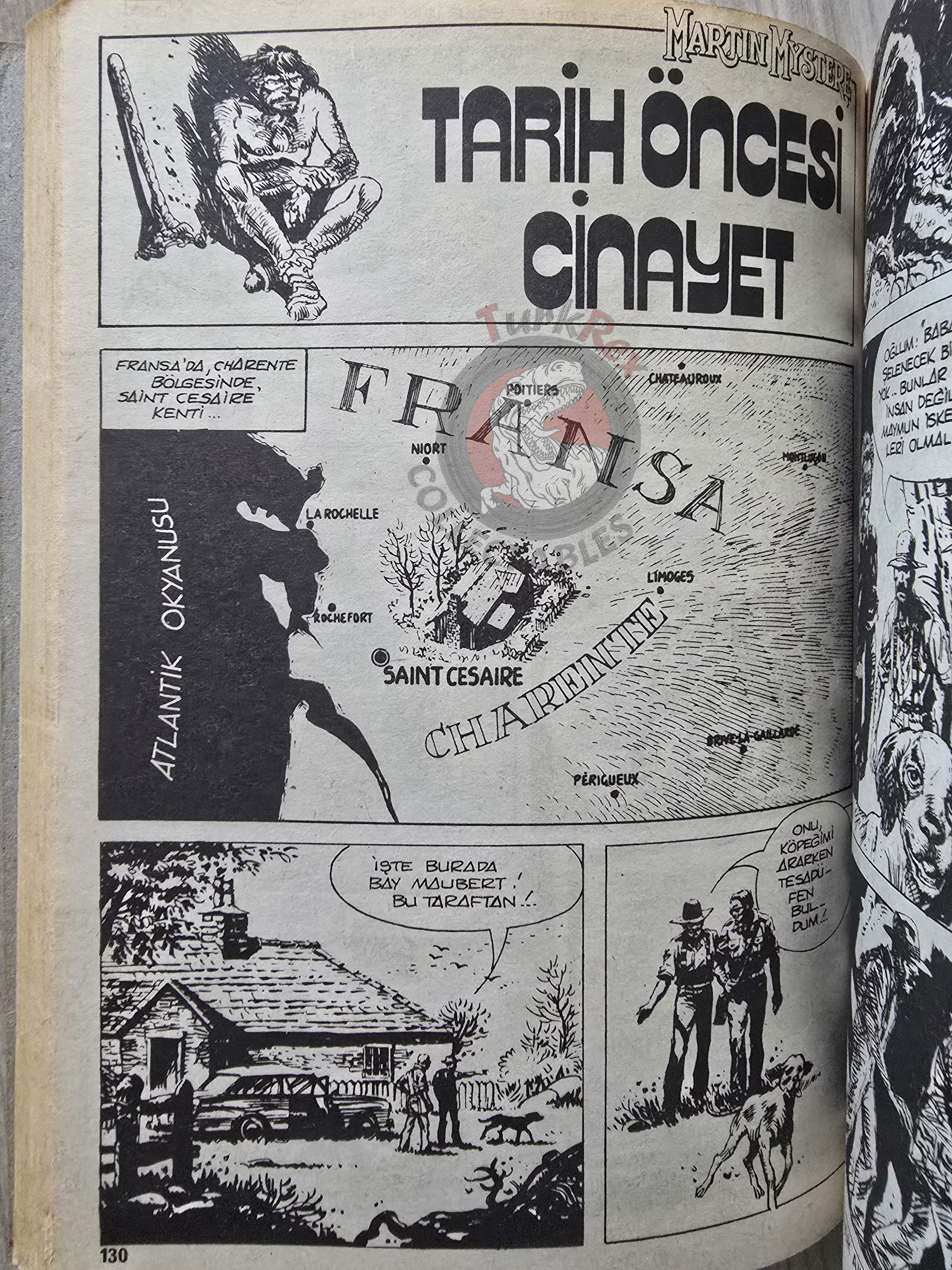Martin Mystère #8 La casa ai confini del mondo 80s Turkish Comic Turkey #5 #6