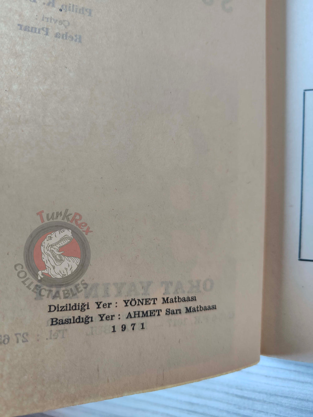 Philip K. Dick – Solar Lottery 1971 1st Turkish Book Turkey