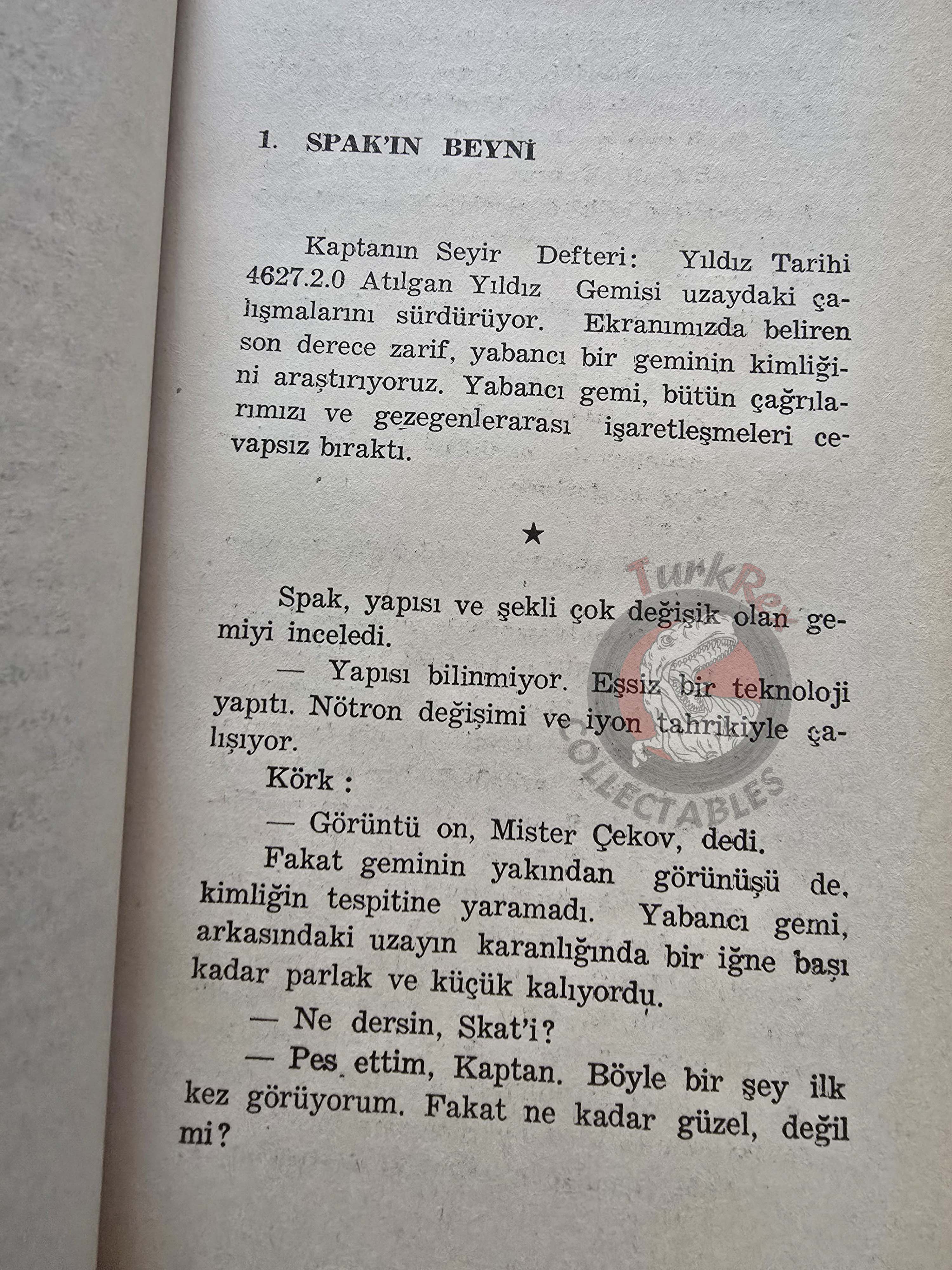 Star Trek 8 – James Blish 1973 1st Turkish Book Turkey