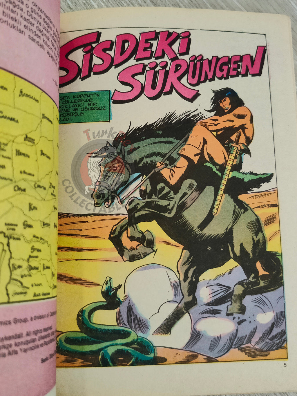 Conan Renkli #2 Turkish Comic Turkey CTB #116 The Savage Sword of Conan #27
