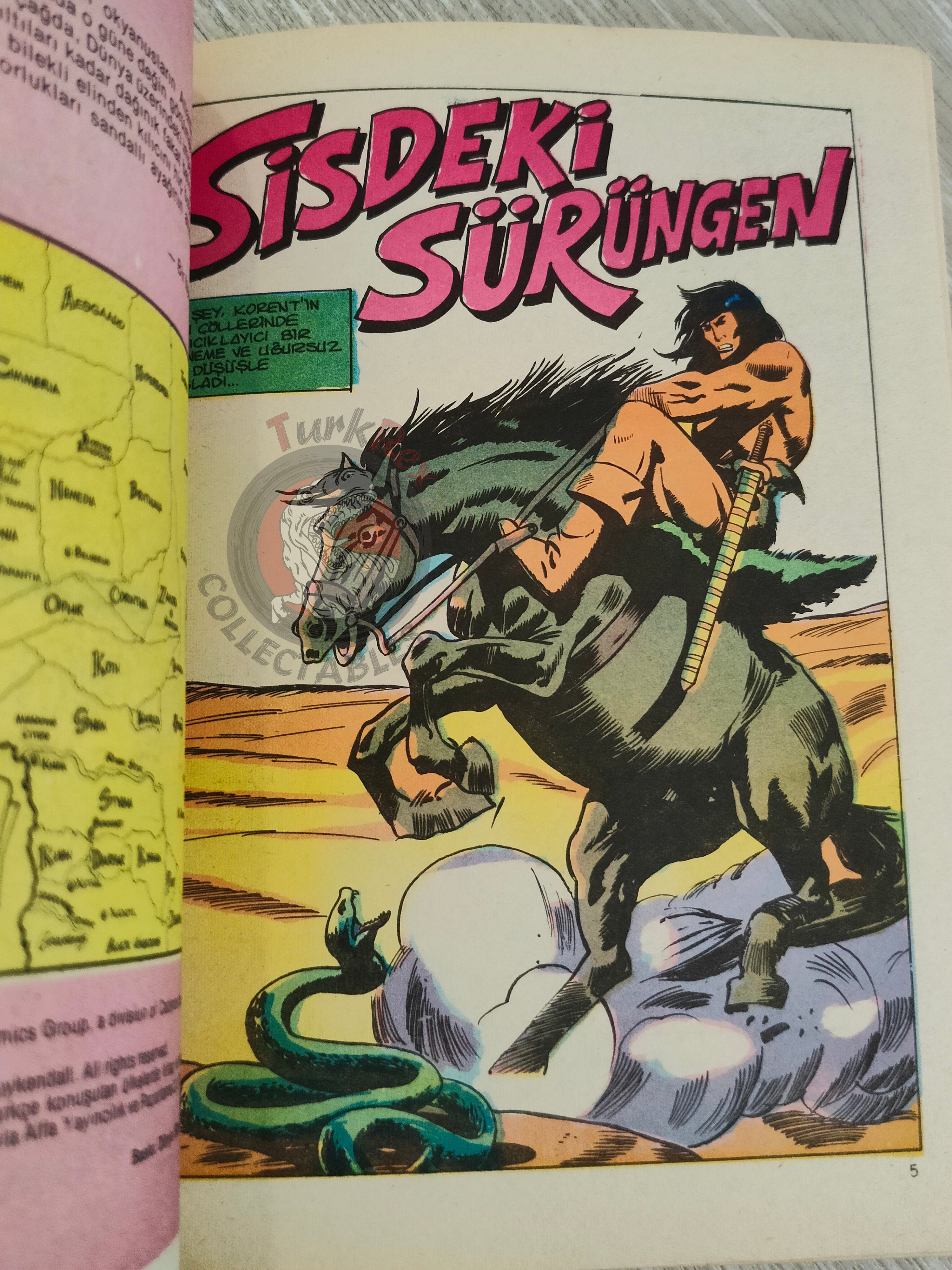 Conan Renkli #2 Turkish Comic Turkey CTB #116 The Savage Sword of Conan #27