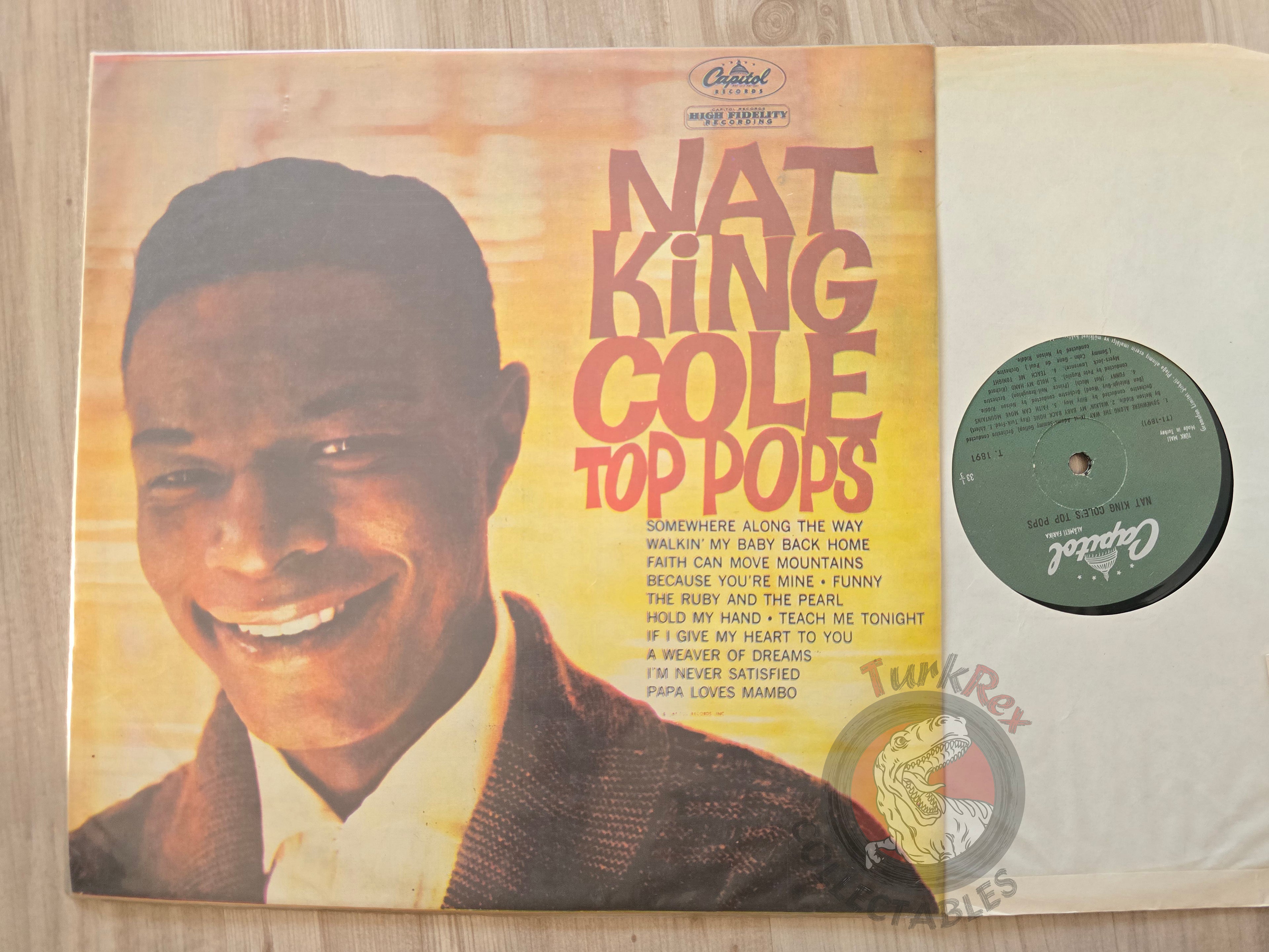 Nat King Cole – Top Pops Turkish Pressing Vinyl Turkey Edition