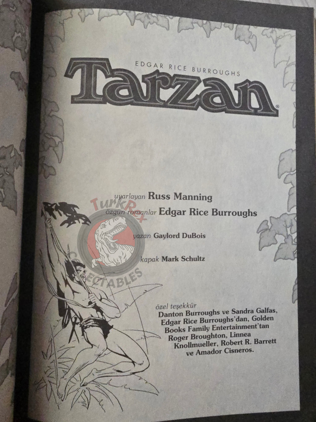 The Tarzan Comics Library #3 - Tarzan the Untamed Turkish Comic Turkey Russ Manning
