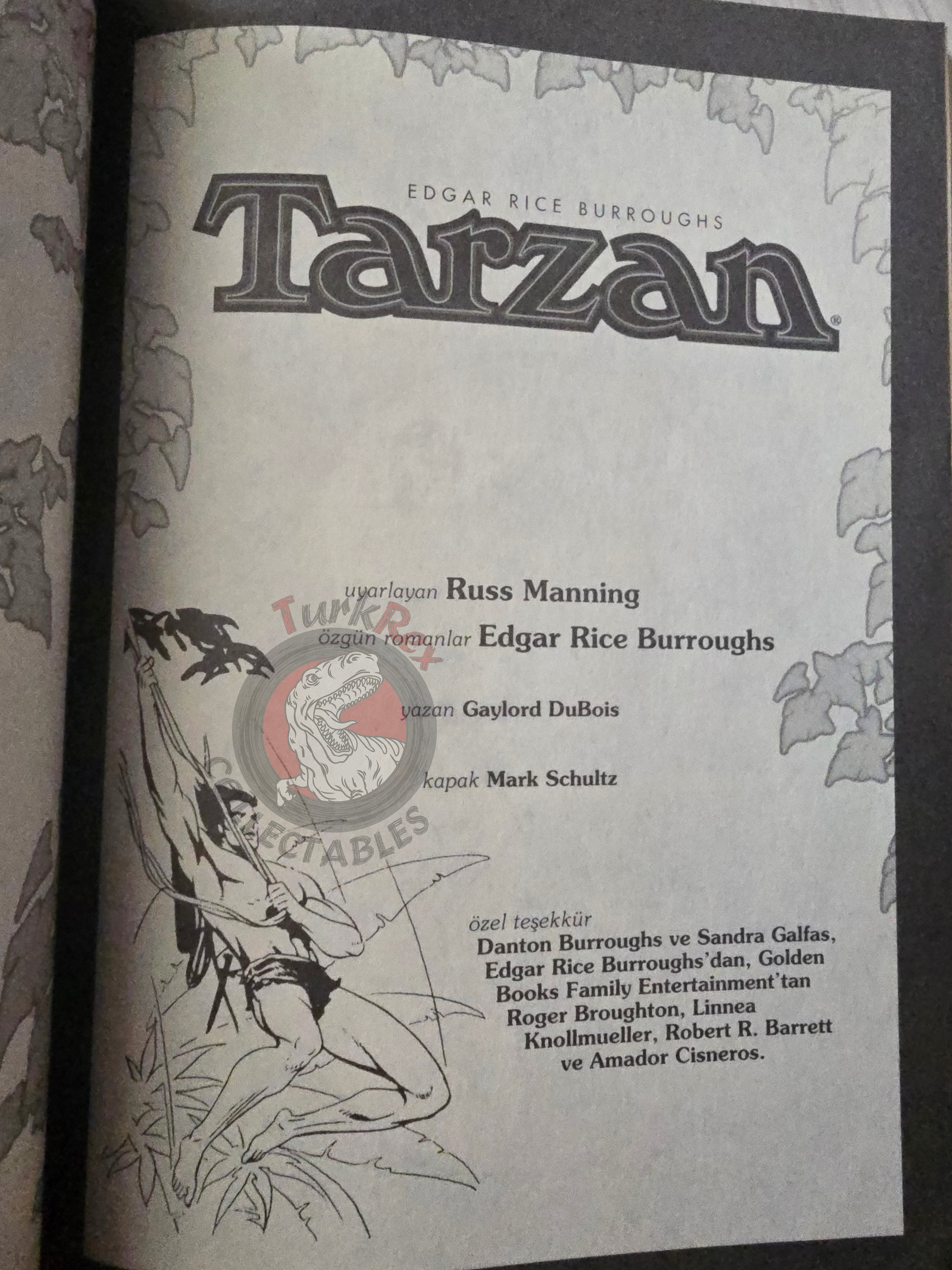 The Tarzan Comics Library #3 - Tarzan the Untamed Turkish Comic Turkey Russ Manning