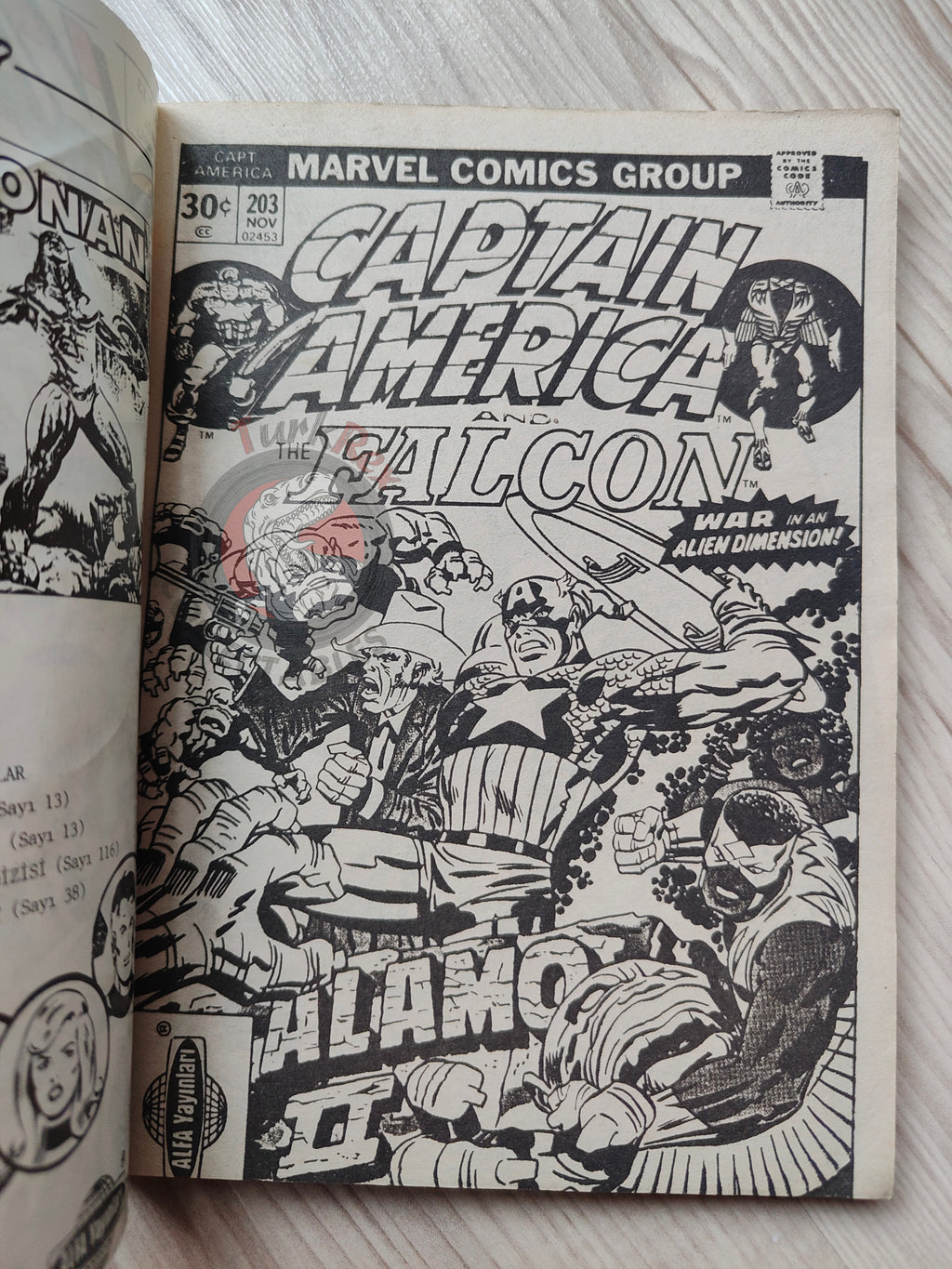 Captain America – Volume 7 1989 Turkish Comic Turkey Falcon