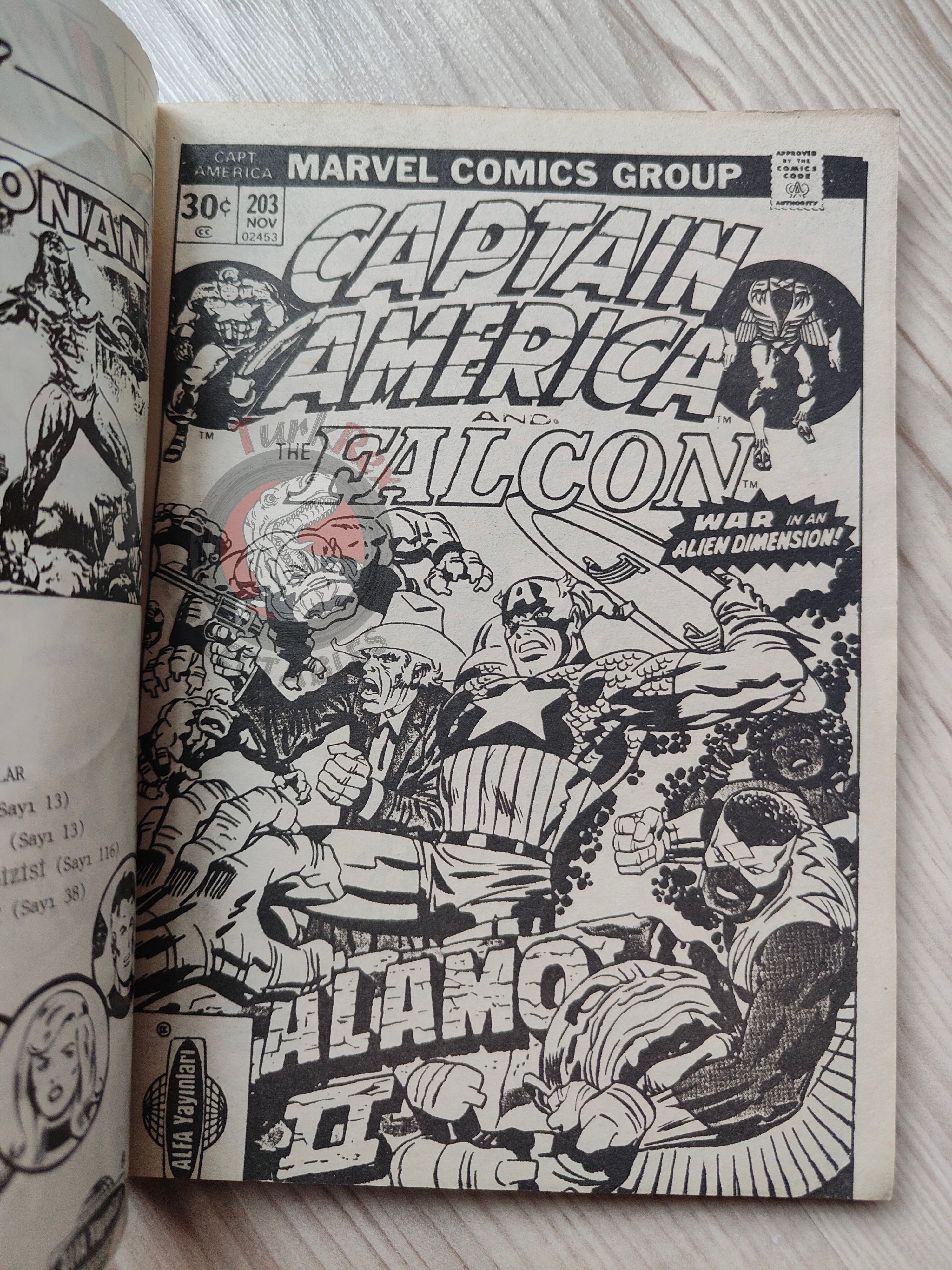 Captain America – Volume 7 1989 Turkish Comic Turkey Falcon
