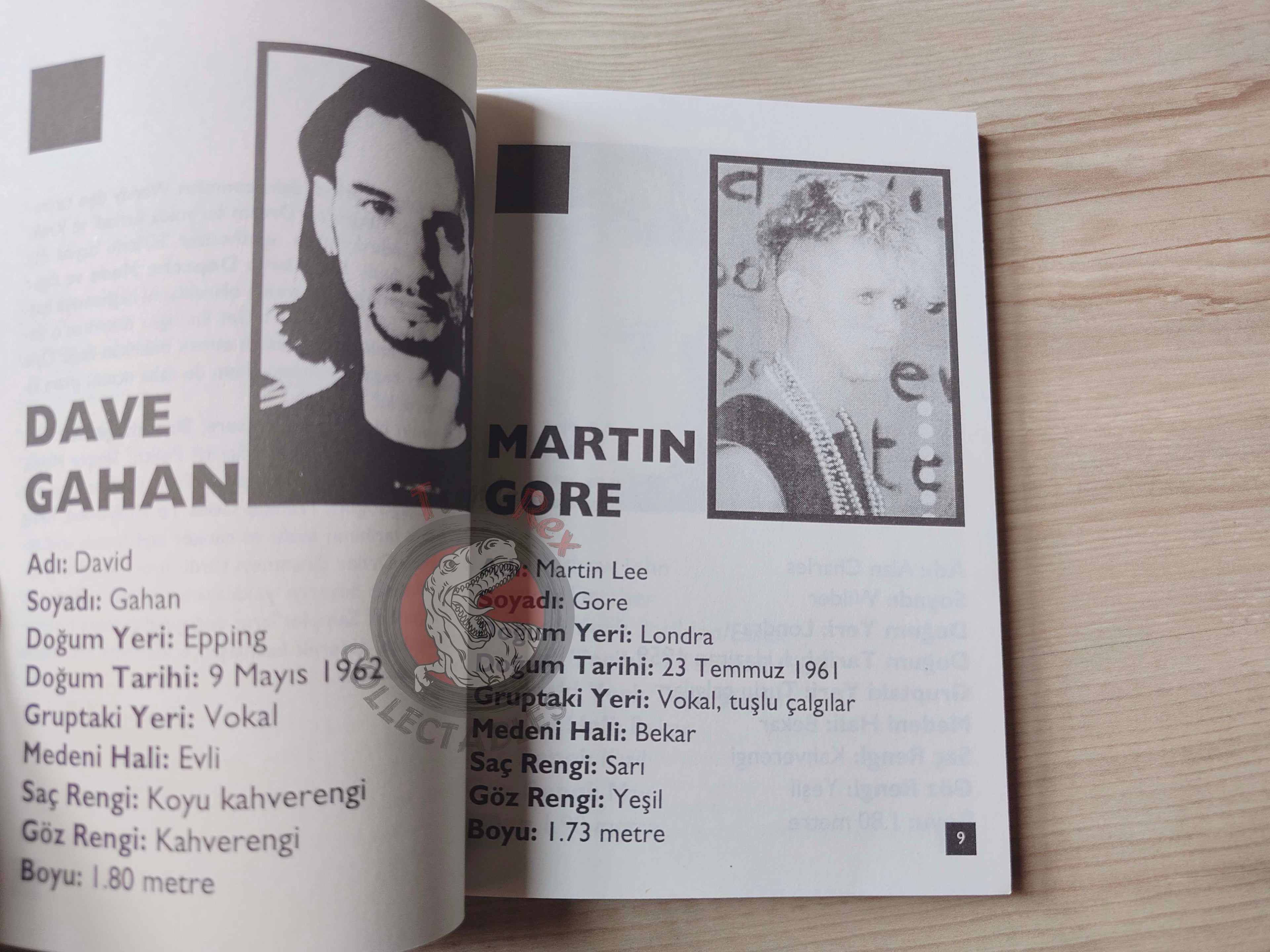 Depeche Mode  Biography Book 1997 by Turkish Writer Book Turkey