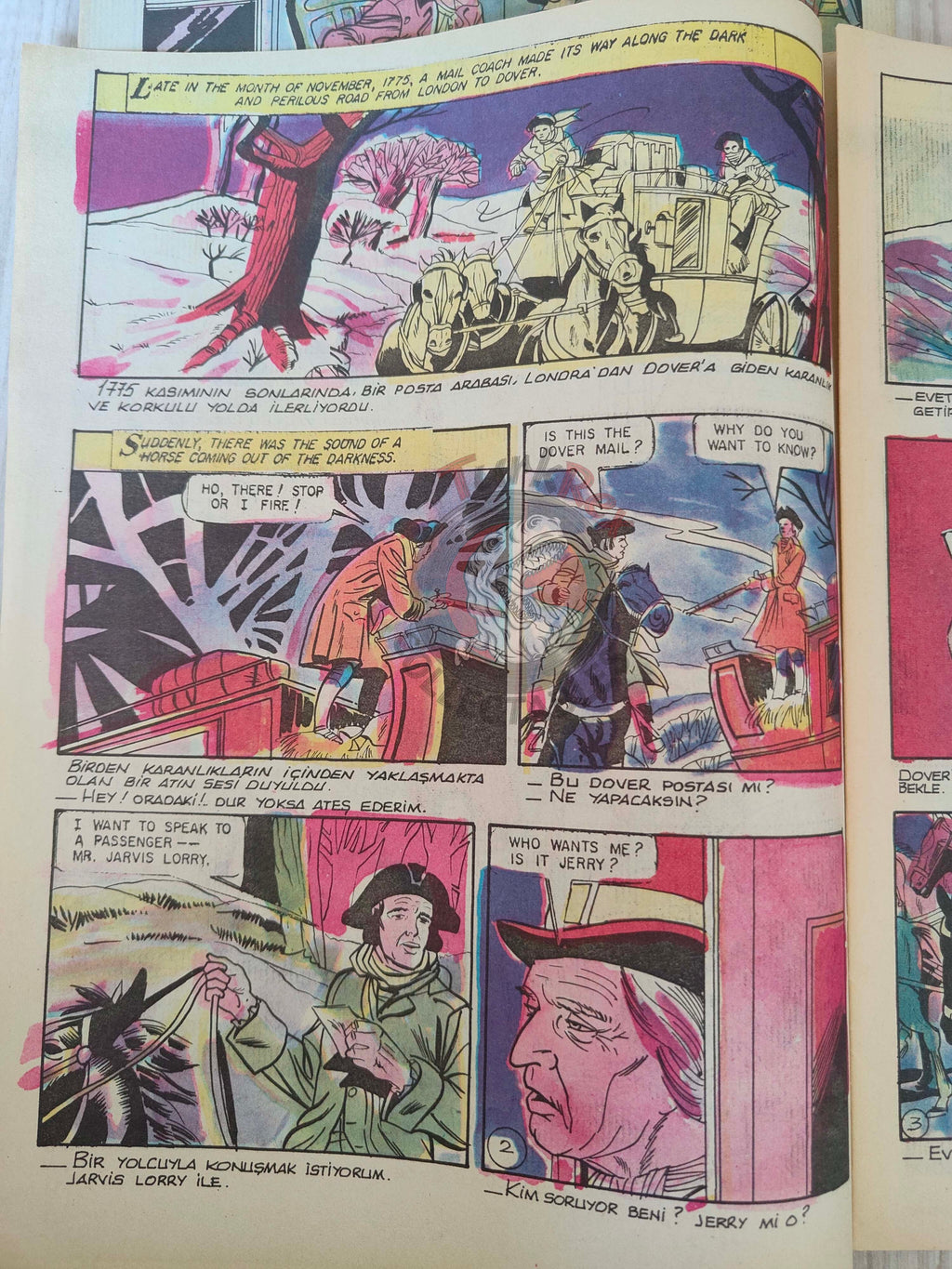 A Tale of Two Cities  – Charles Dickens Turkish Comic Turkey Classics Illustrated