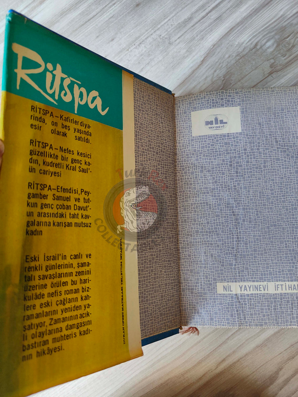 Charles E. Israel – Rizpah 1967 1st HC/DJ Turkish Book Turkey