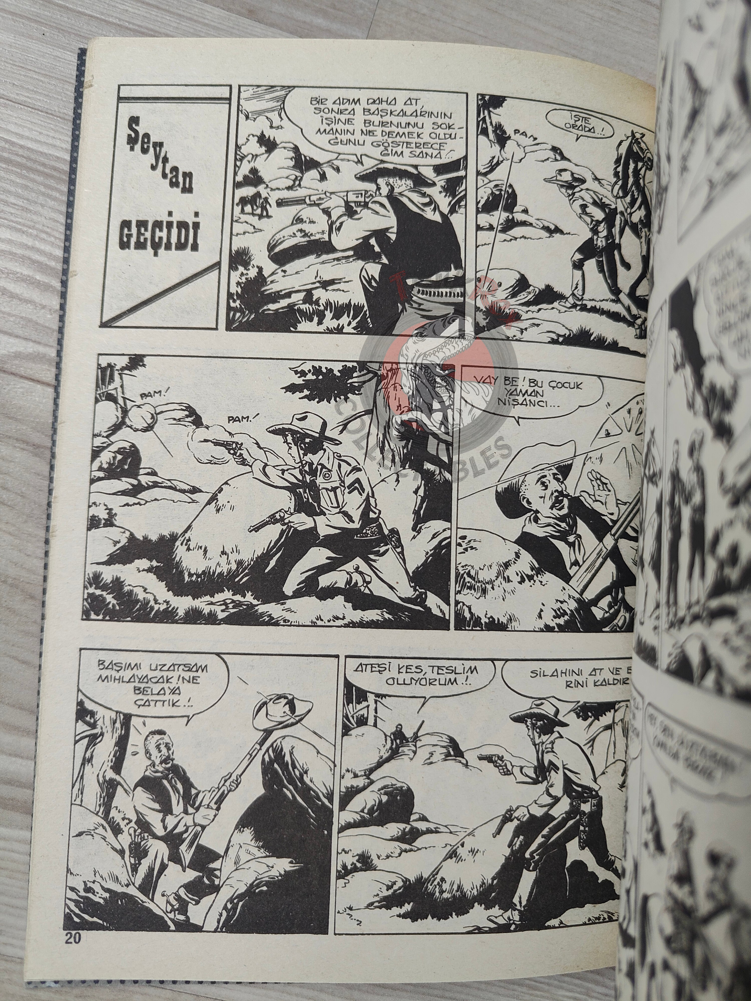 Capitan Miki #1 Il Ranger del Nevada Turkish Comic Turkey EsseGesse