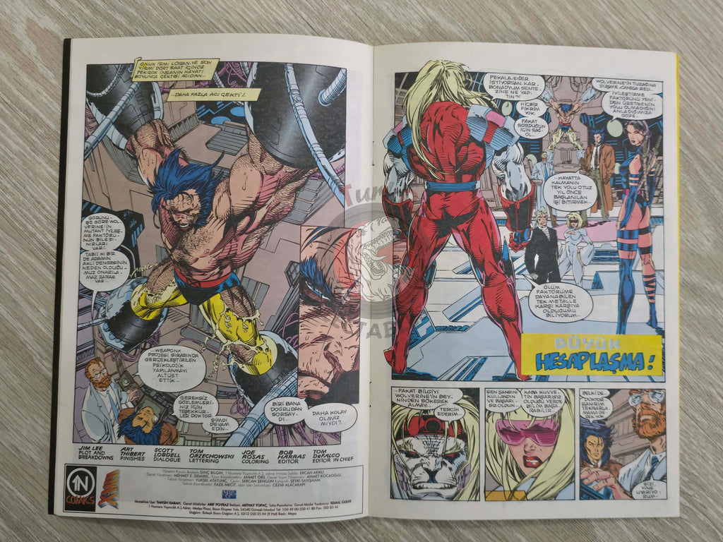 X-Men #4 1996 Turkish Comic Turkey #6 #7