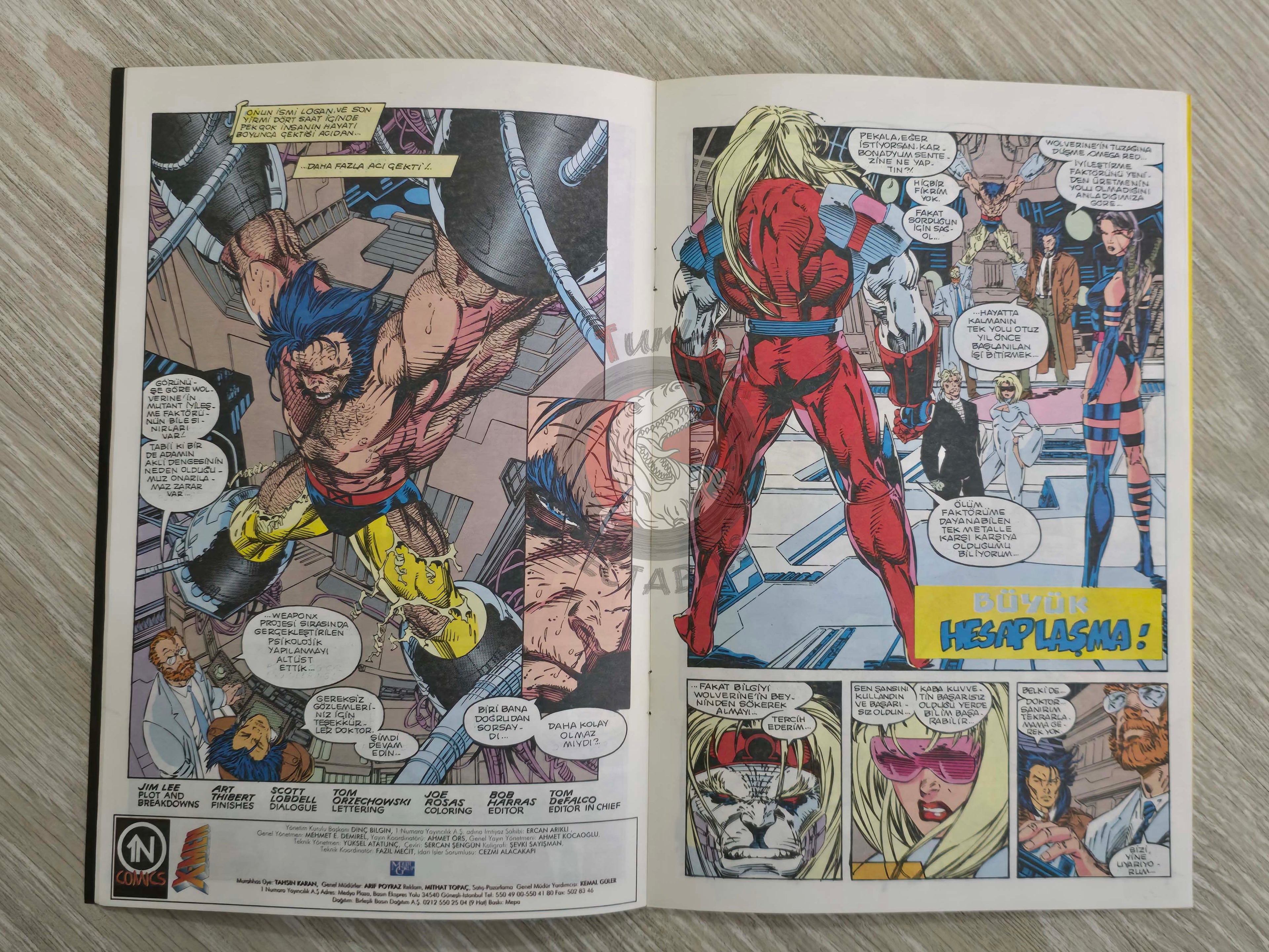 X-Men #4 1996 Turkish Comic Turkey #6 #7