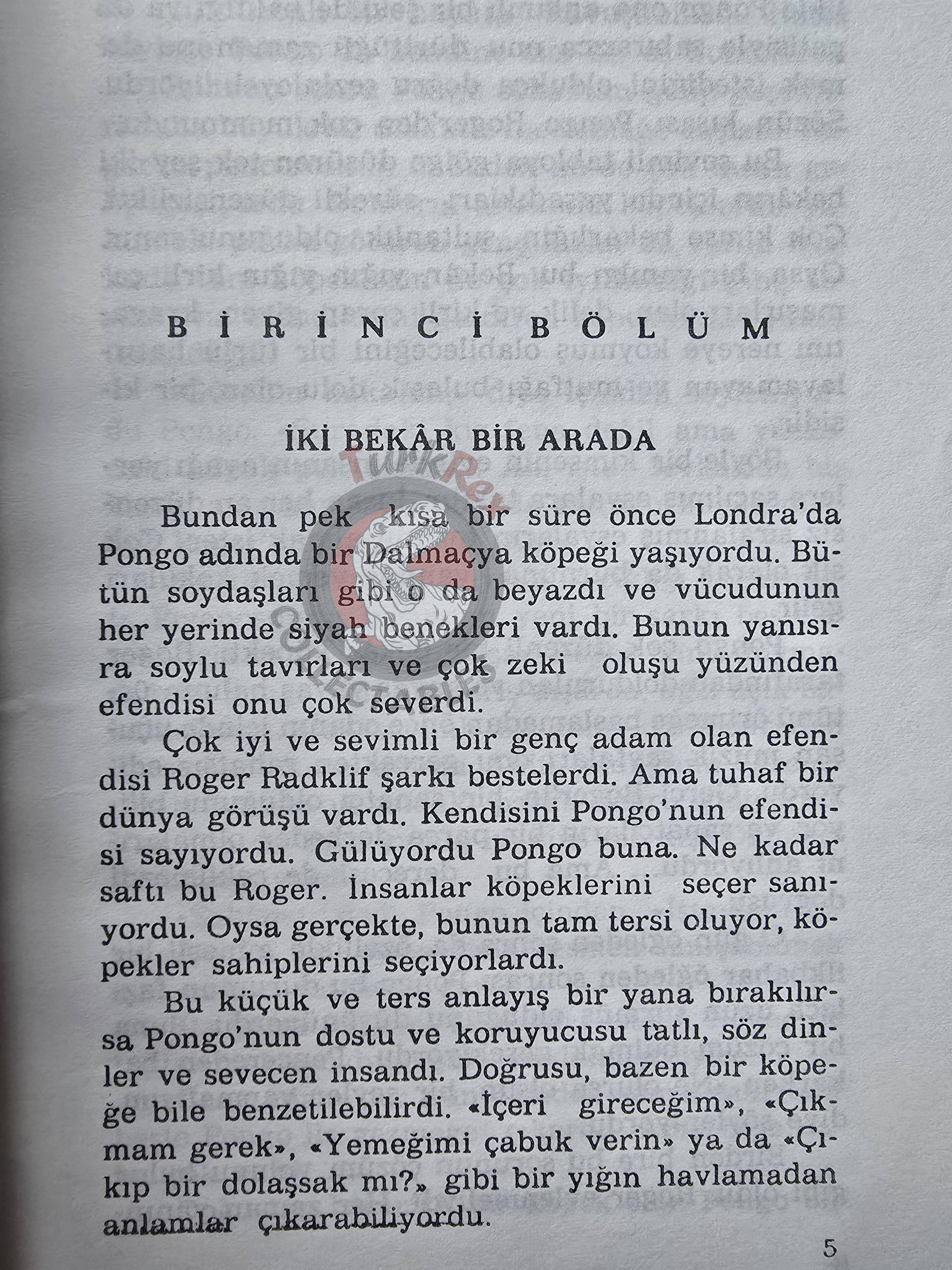 Dodie Smith – The Hundred and One Dalmatians 1991 Turkish Book Turkey 101