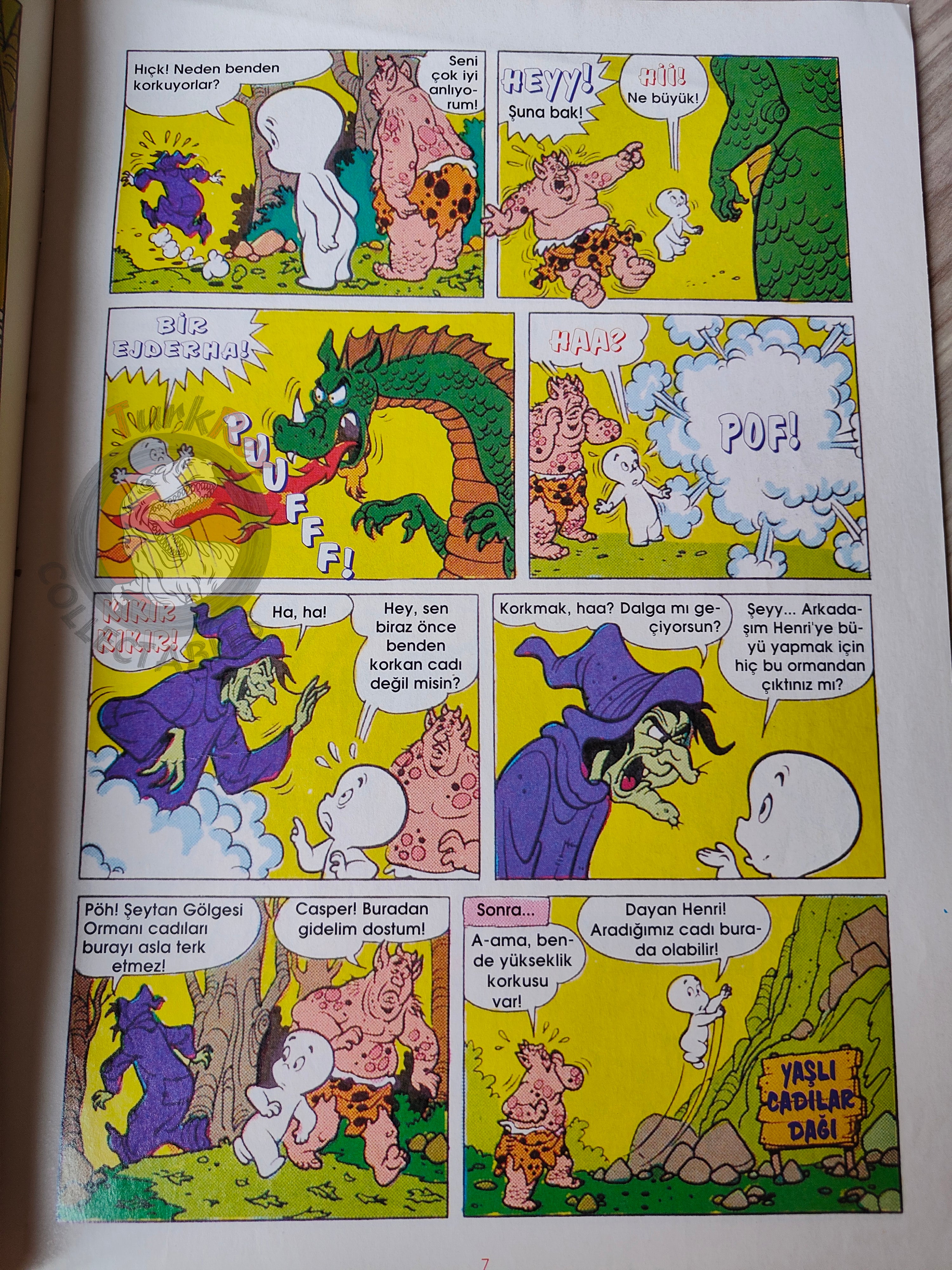 Casper the Friendly Ghost Magazine – Issue #26 1997 Turkish Comic Turkey