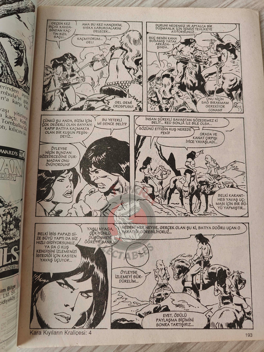 Conan The Barbarian #4 2001 Turkish Comic Turkey #69 #70 #71