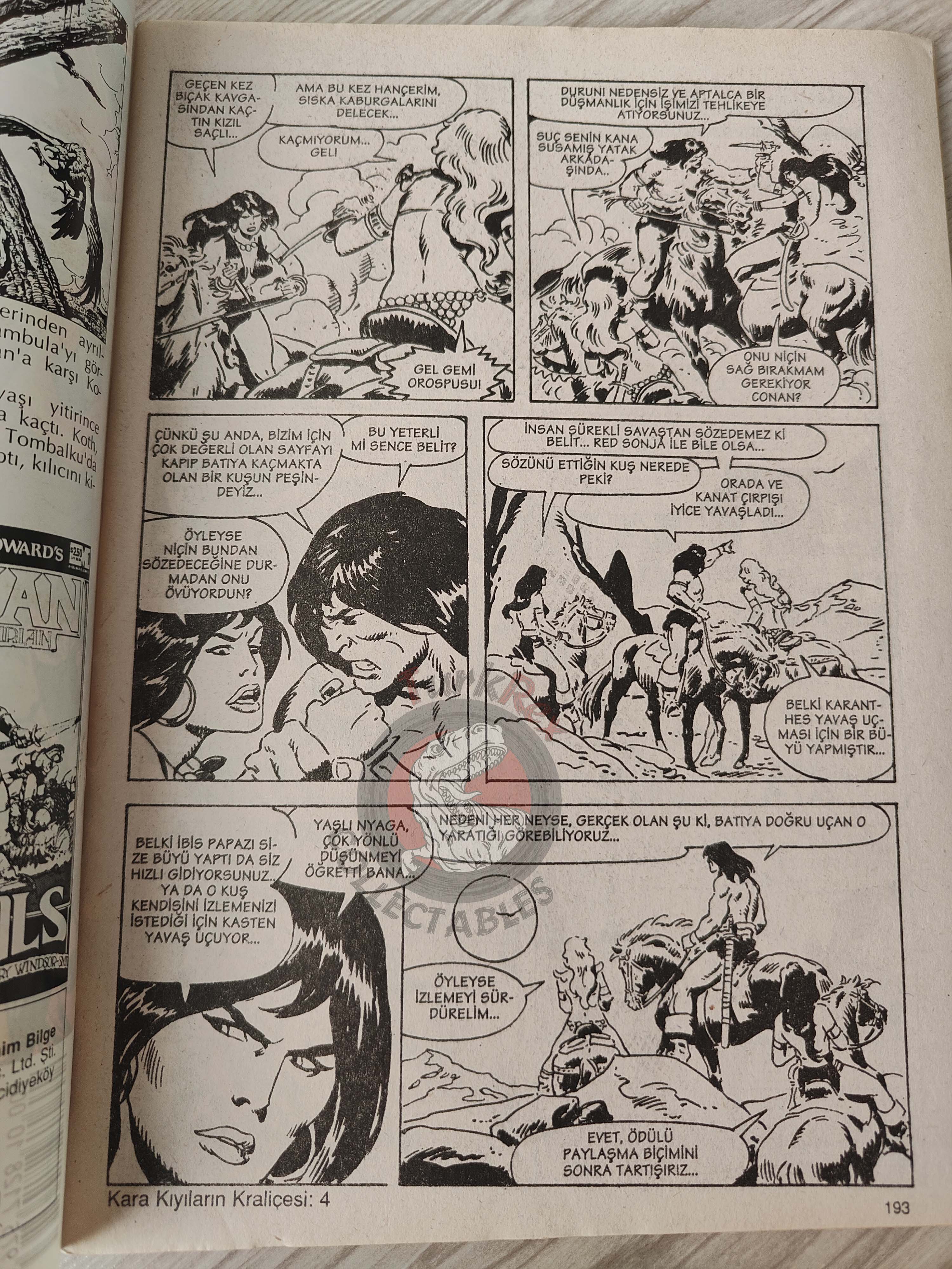 Conan The Barbarian #4 2001 Turkish Comic Turkey #69 #70 #71