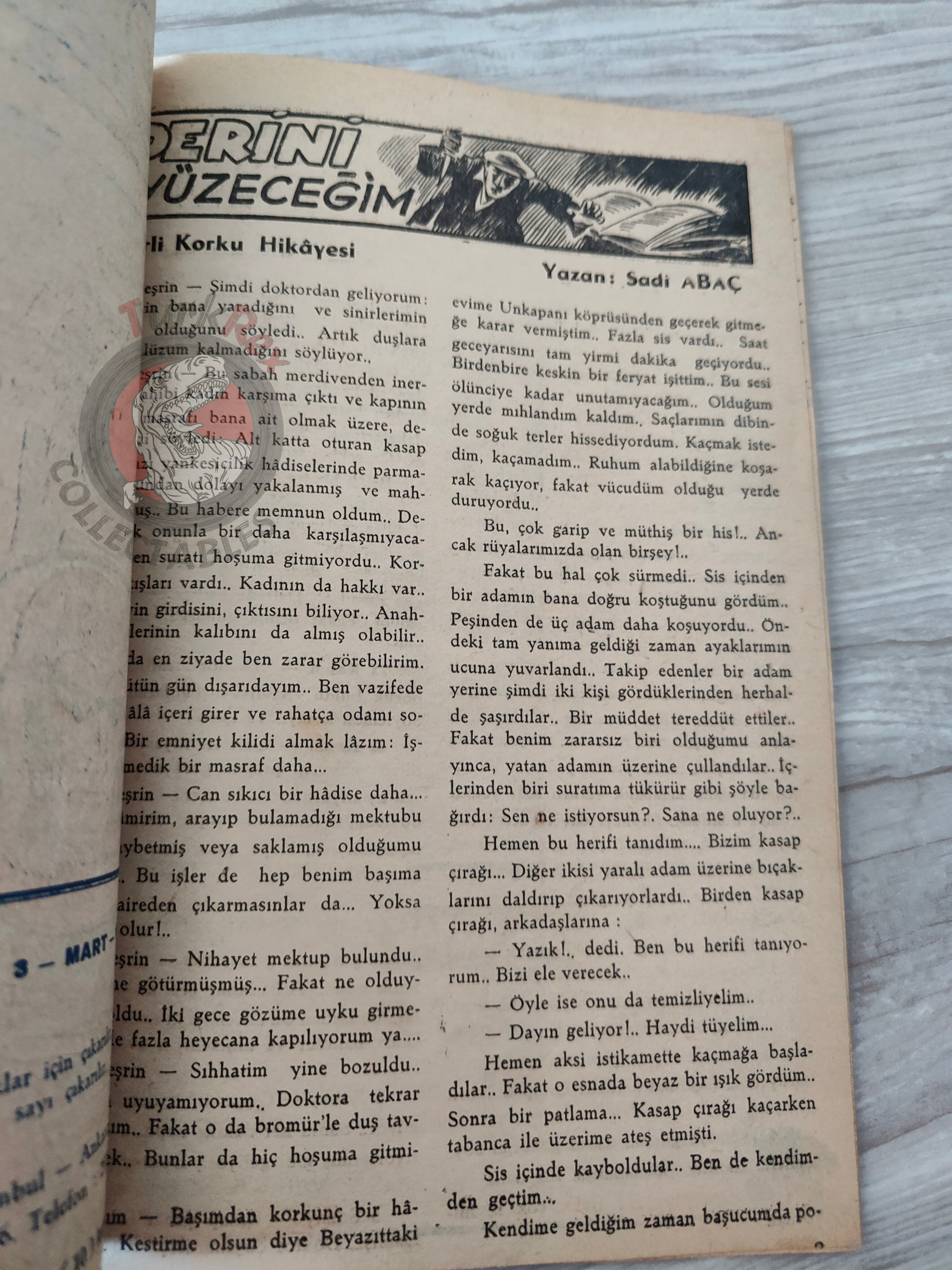 1001 Roman 1943 The Phantom - The Singh Brotherhood Turkish Comic Mag Turkey