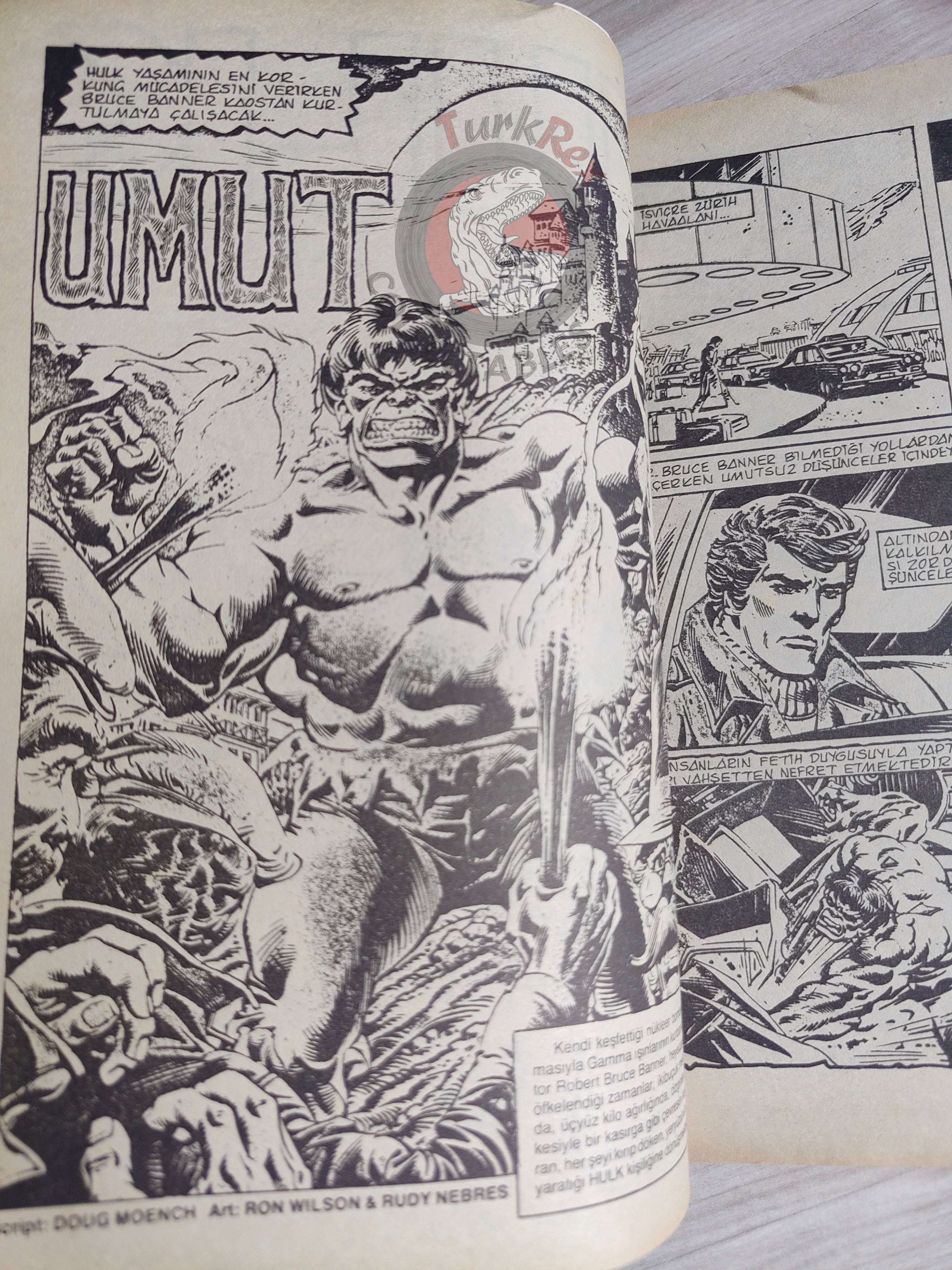Hulk #7 1988 Turkish Comic Turkey cover #21  #134