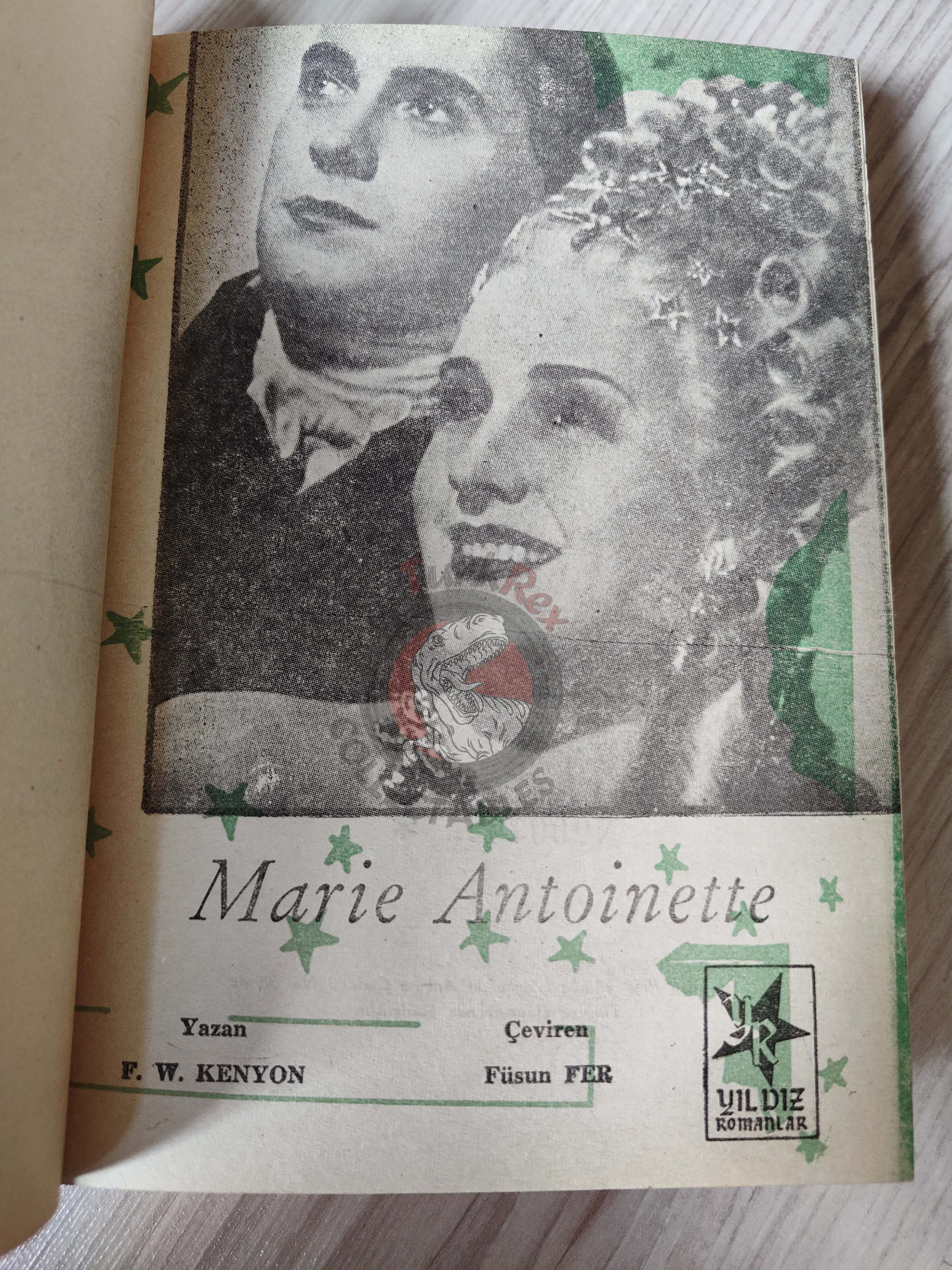 F. W. Kenyon – Marie Antoinette 1958 1st HC/DJ Turkish Book Turkey
