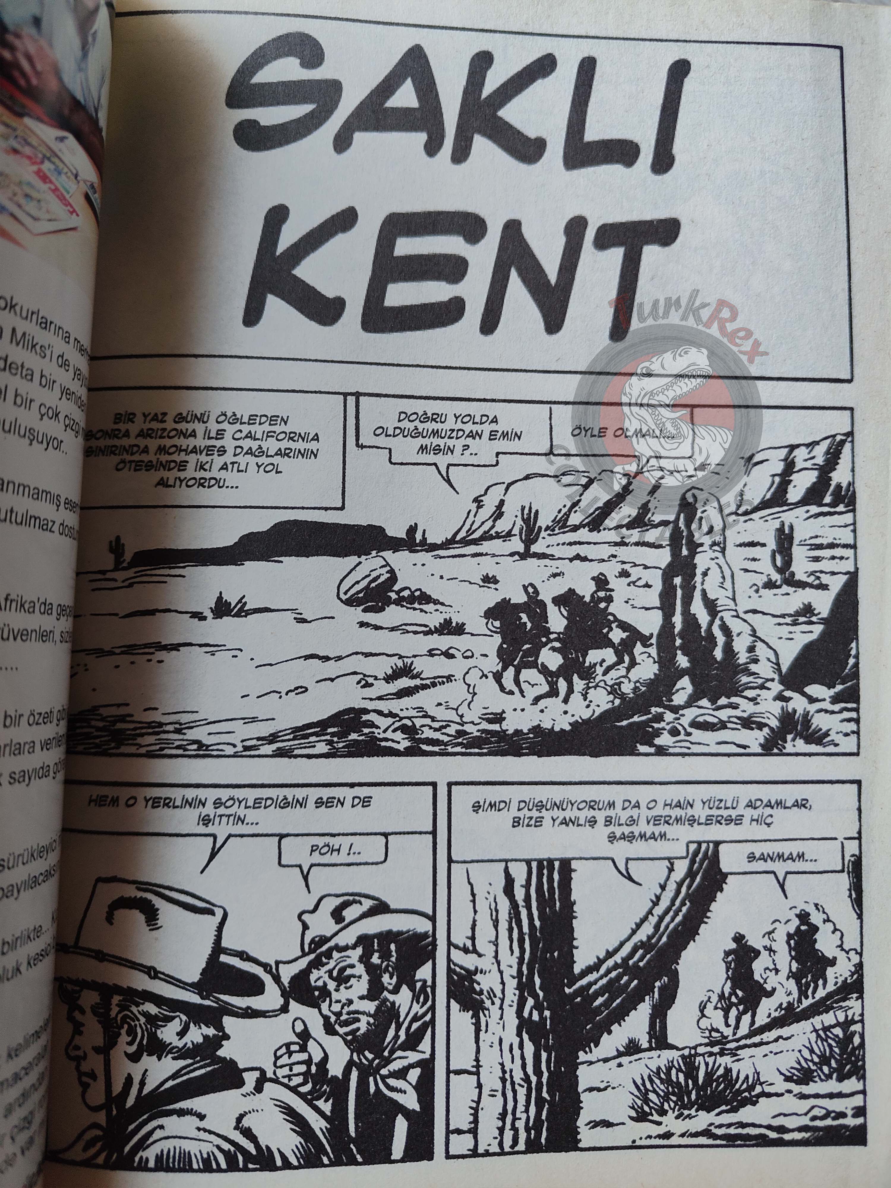 Un Ragazzo Nel Far West #1 2005 Turkish Comic Turkey Bonelli
