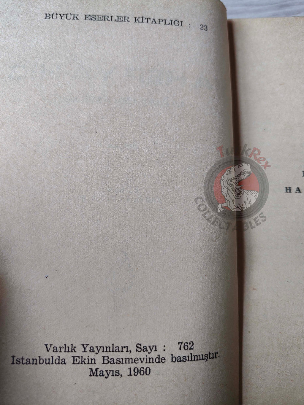 Ernest Hemingway – To Have and Have Not 1960 1st Turkish Book Turkey