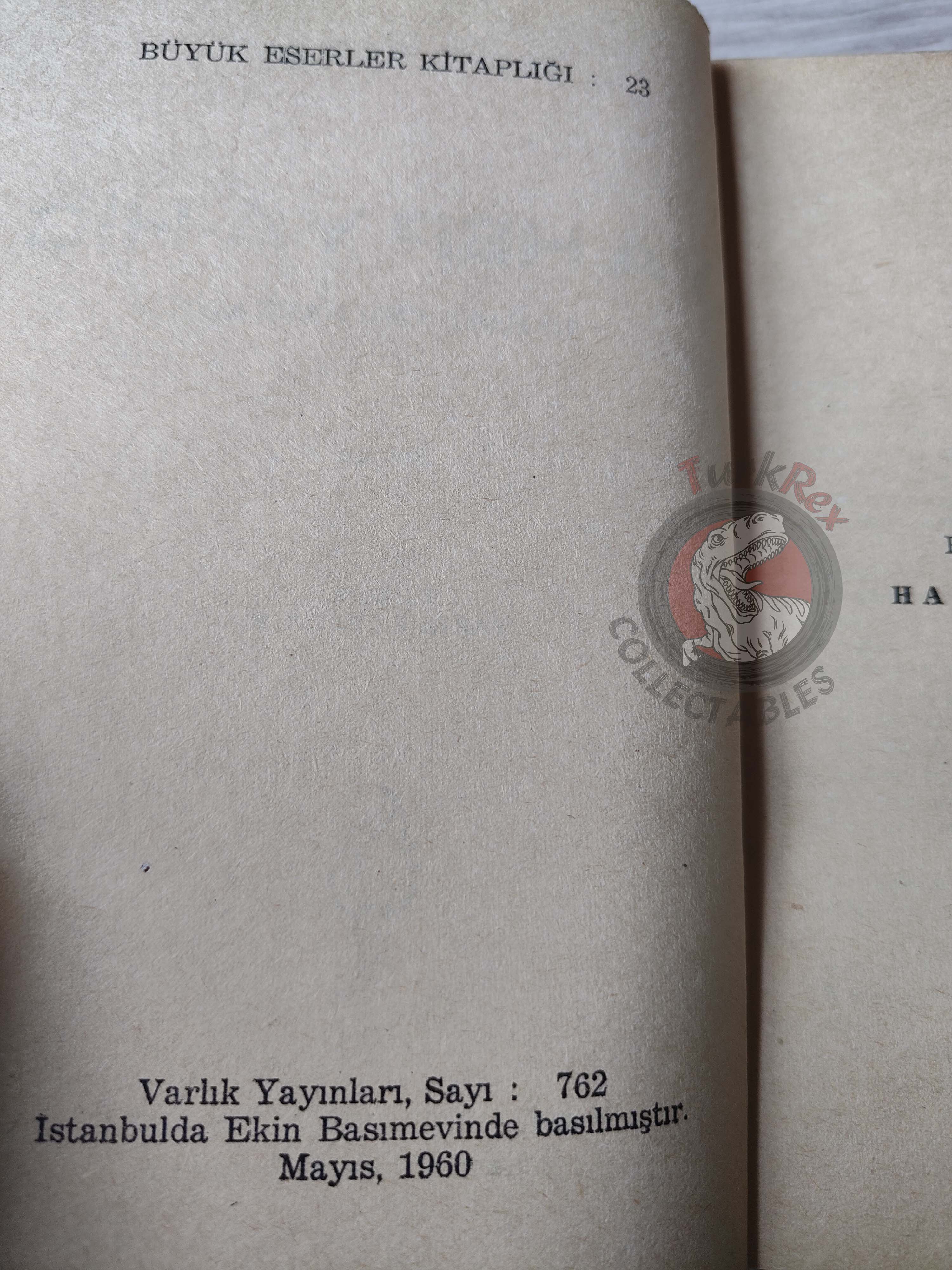 Ernest Hemingway – To Have and Have Not 1960 1st Turkish Book Turkey