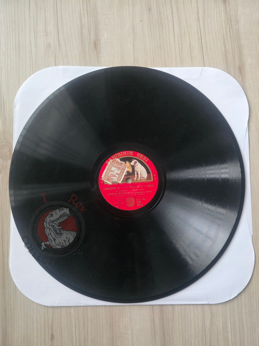 Yehudi Menuhin – Concerto No. 1 in A Minor Bach Turkish Pressing Shellac Turkey Edition