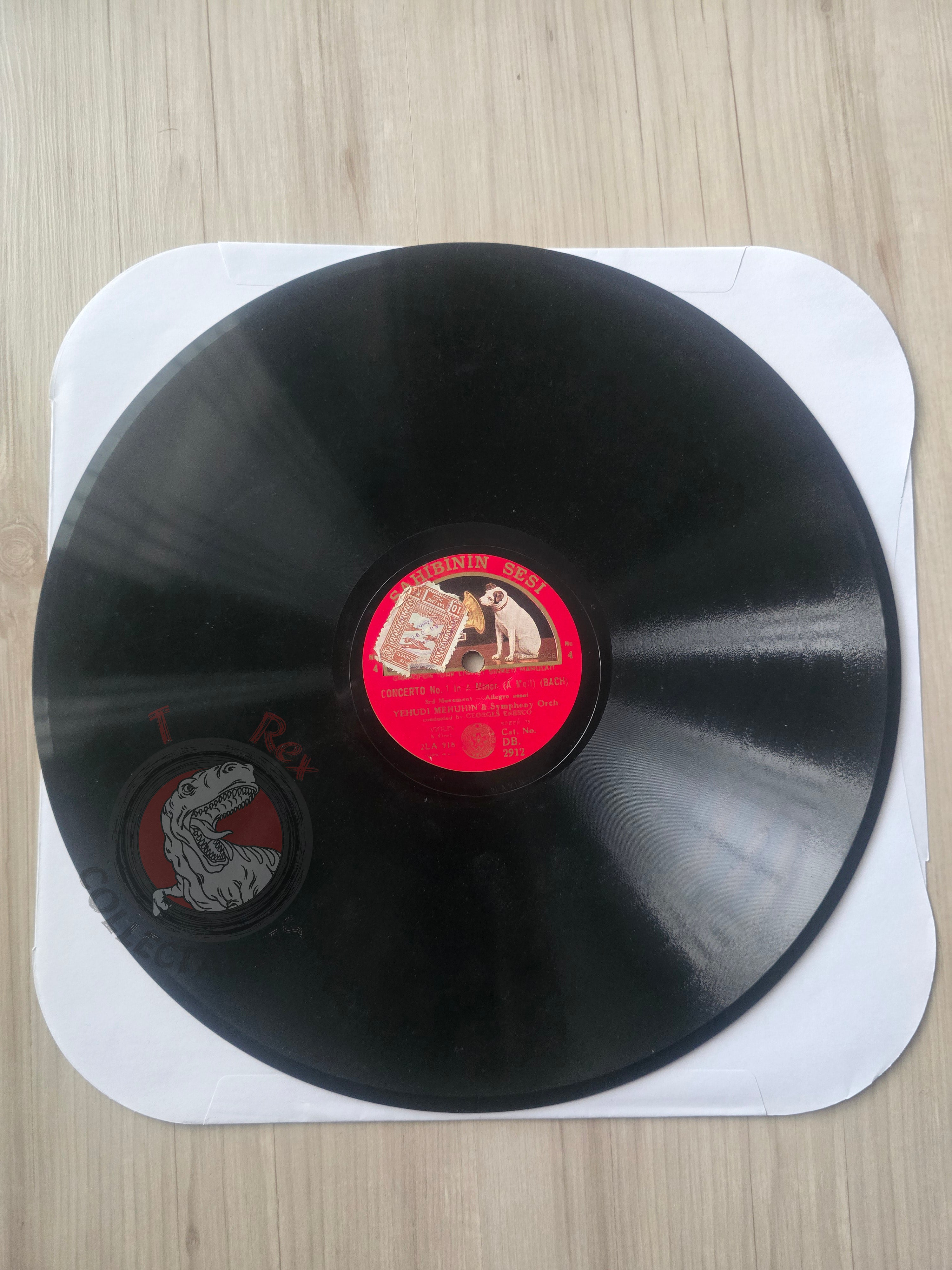 Yehudi Menuhin – Concerto No. 1 in A Minor Bach Turkish Pressing Shellac Turkey Edition