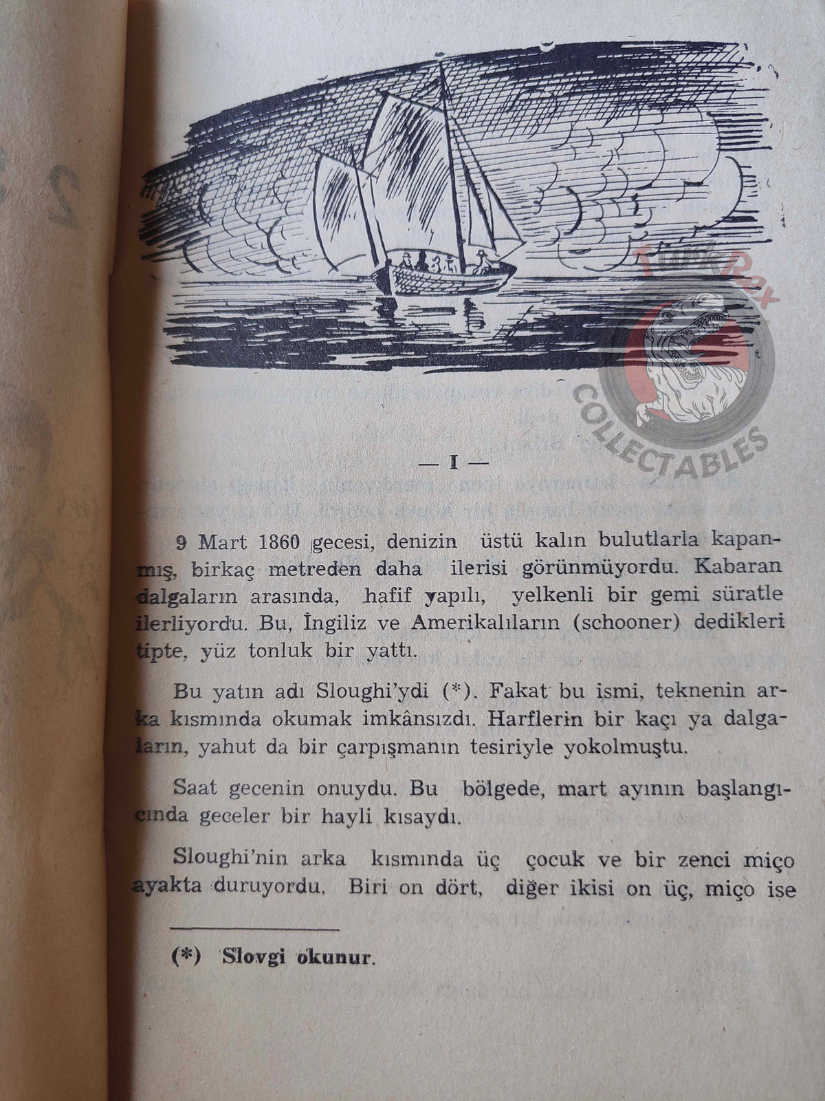 Jules Verne –  Two Years Vacation 1965 Turkish Book Turkey Illustrated