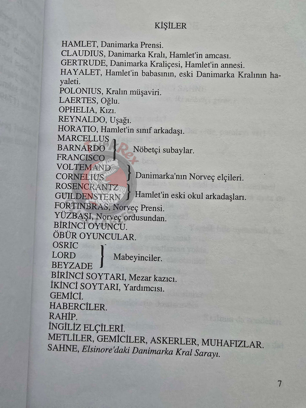 William Shakespeare – Hamlet 1996 Turkish Book Turkey