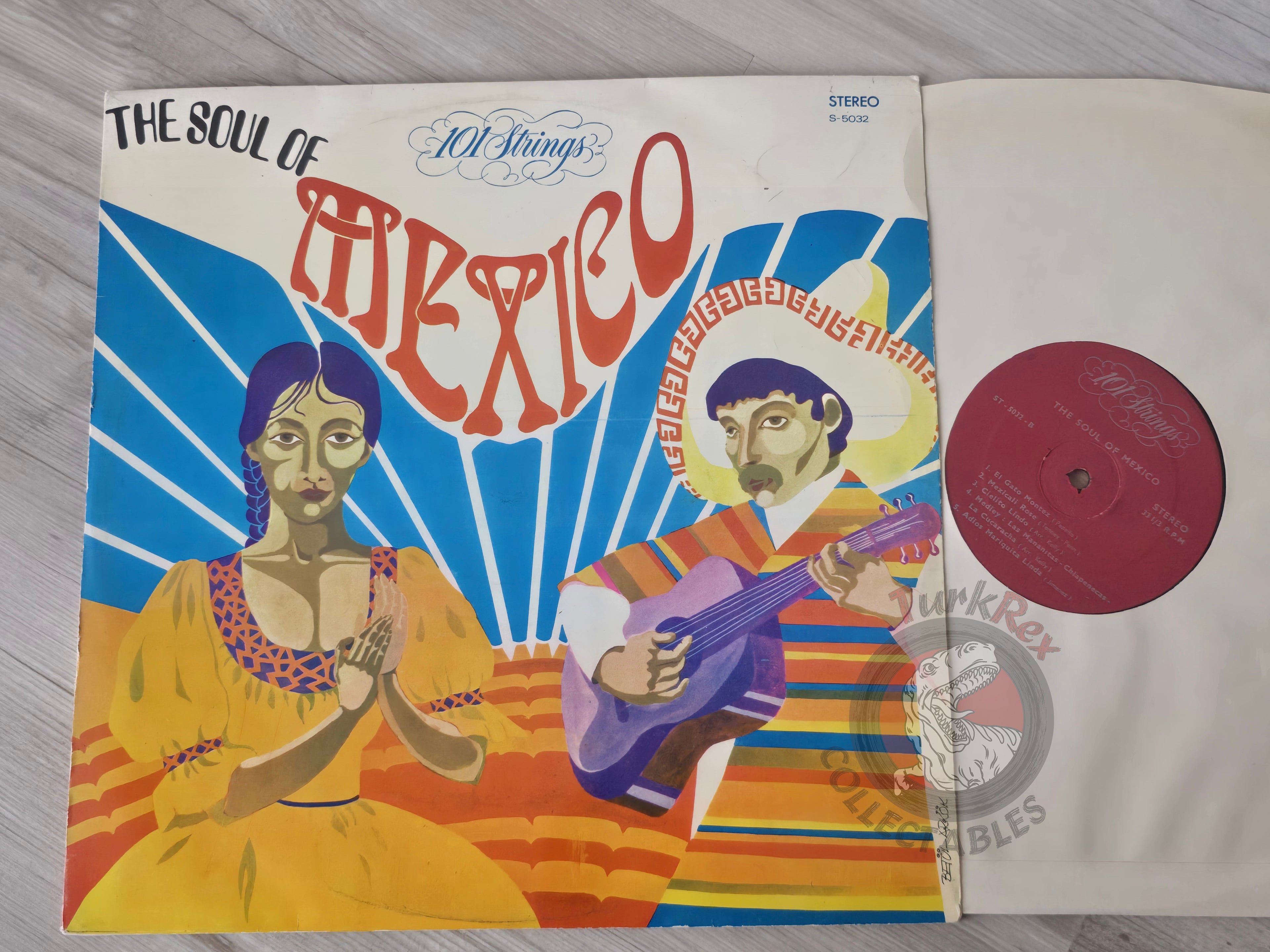 101 Strings – The Soul Of Mexico  Turkish Pressing Vinyl Turkey Edition