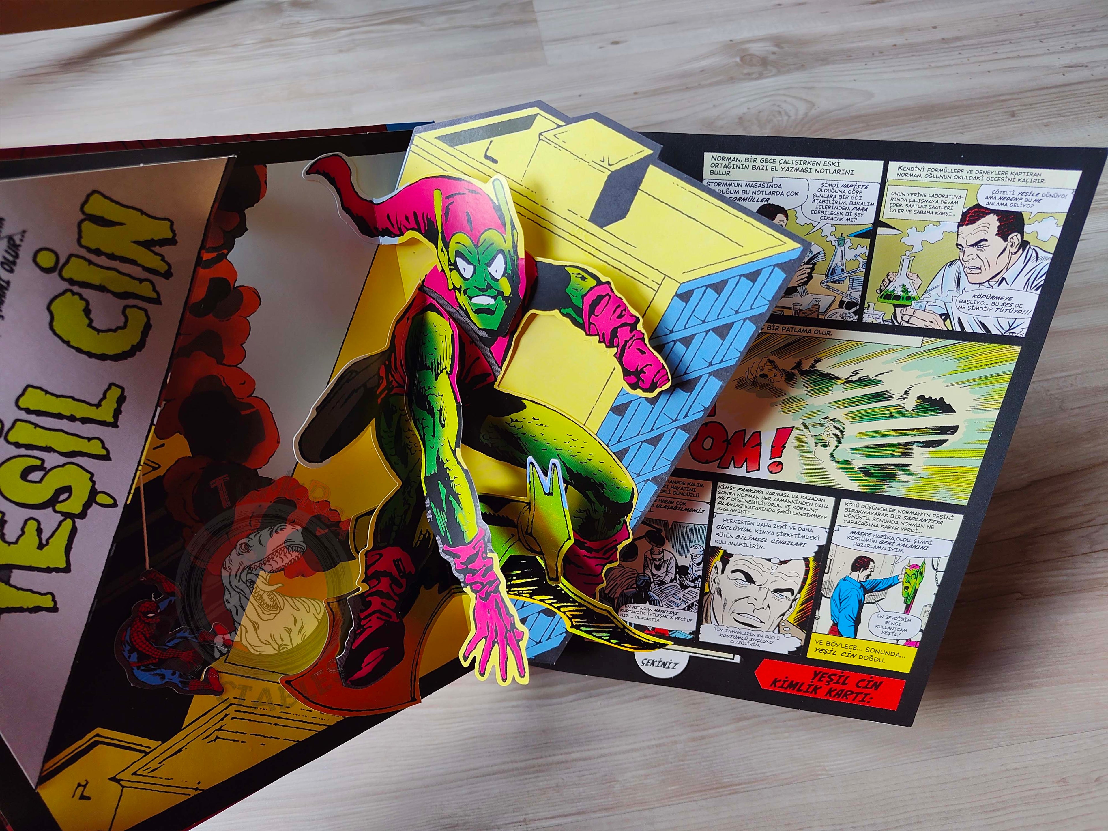 The Amazing Spider-Man Pop-Up: Marvel True Believers 2007 Turkish Comic Turkey Book