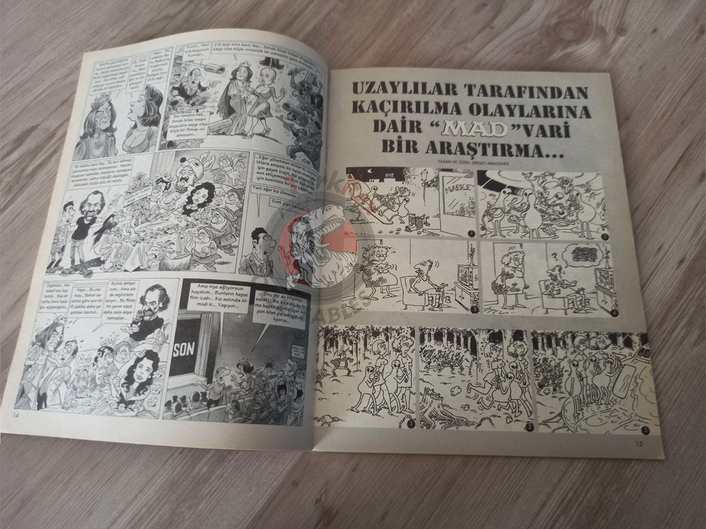 Mad Magazine #9 2001 Turkish Comic Turkey Sergio Aragonés  John Ficarra