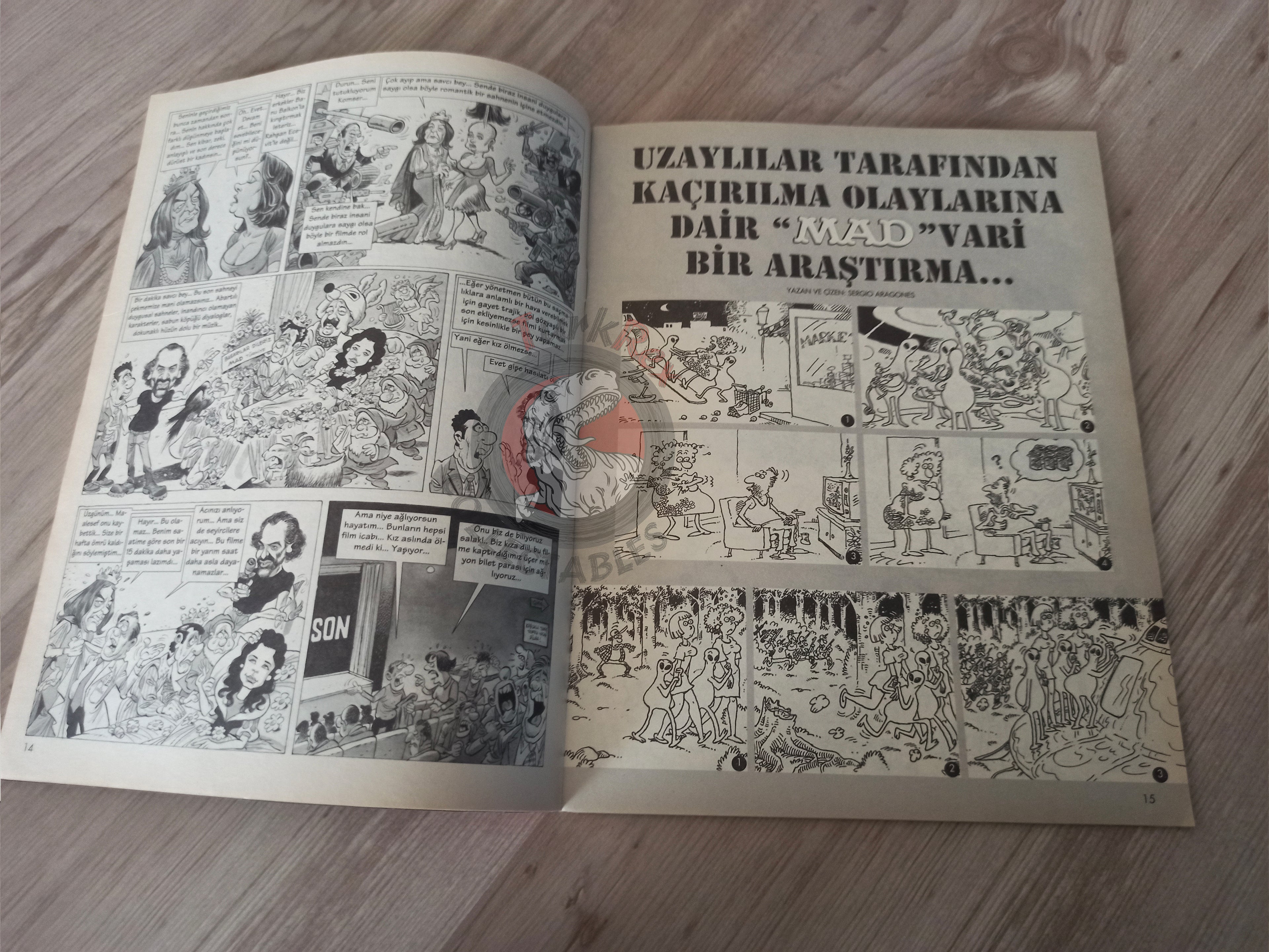Mad Magazine #9 2001 Turkish Comic Turkey Sergio Aragonés  John Ficarra