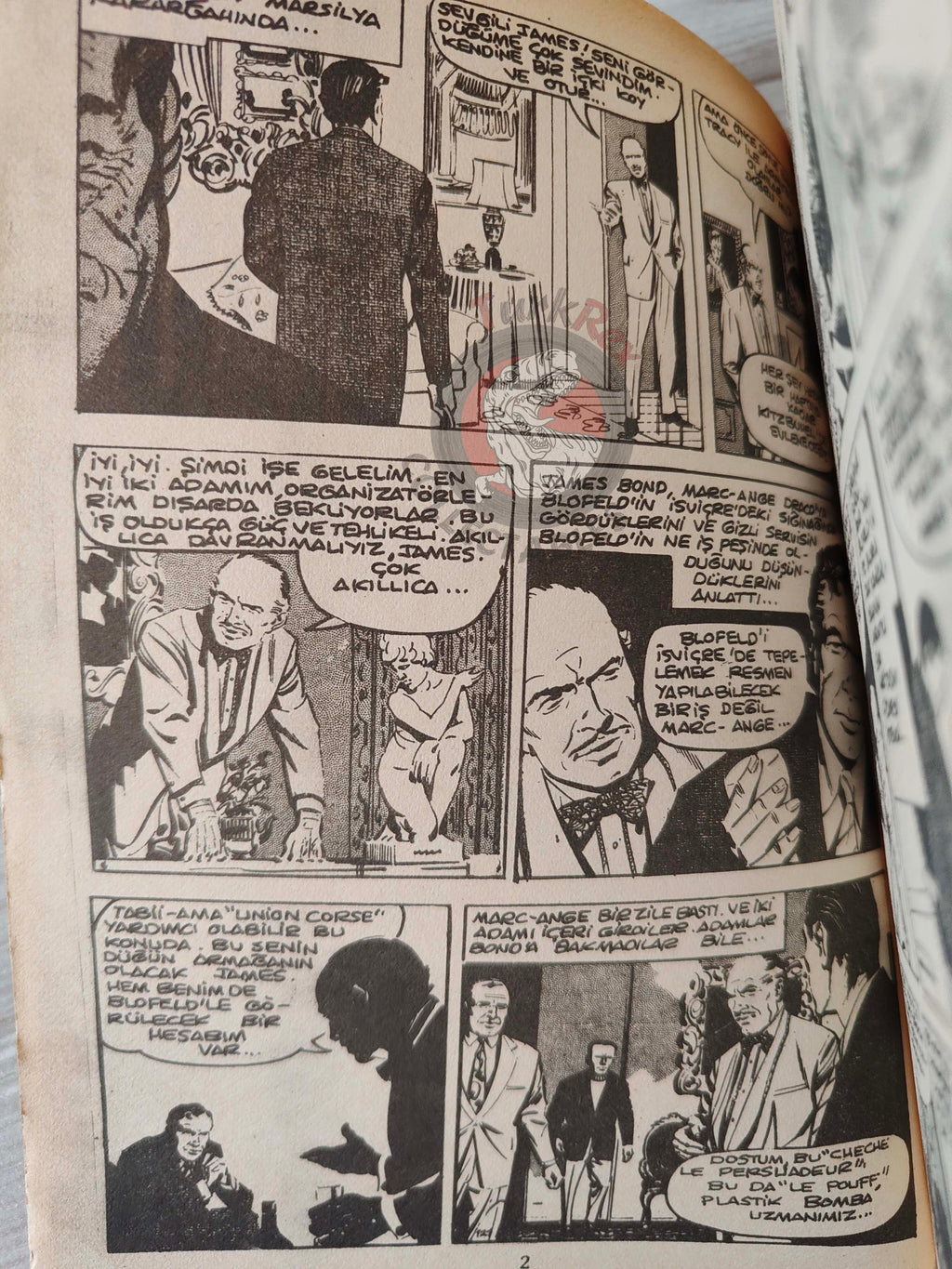 James Bond Vol #5 You Only Live Twice 80s Turkish Comic Turkey Daily Express
