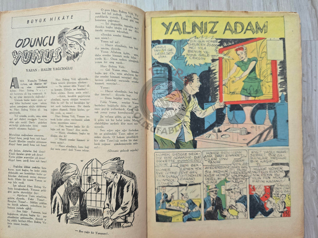 Çocuk Haftası Magazine 1962 Hansel and Gretel Turkish Comic Turkey